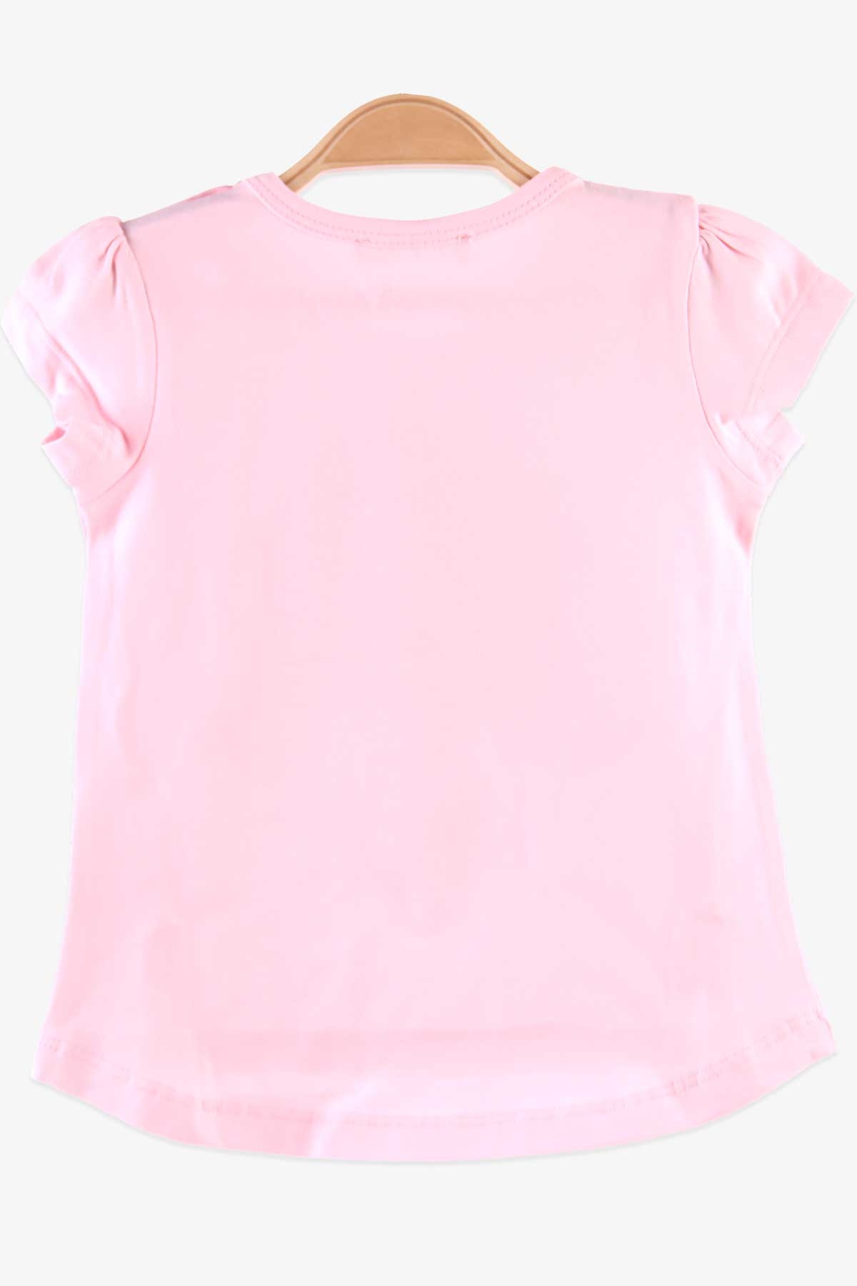 Breeze Kız Çocuk Tişört Balonlu Kedi Pembe (1.5-3 Yaş)