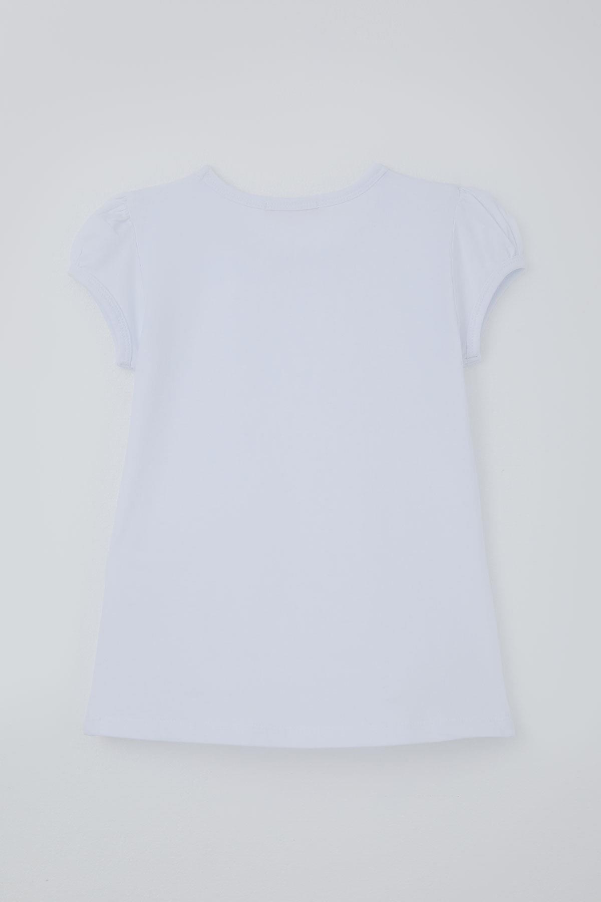 Breeze Kız Çocuk Tişört Basic Beyaz (8-14 Yaş)