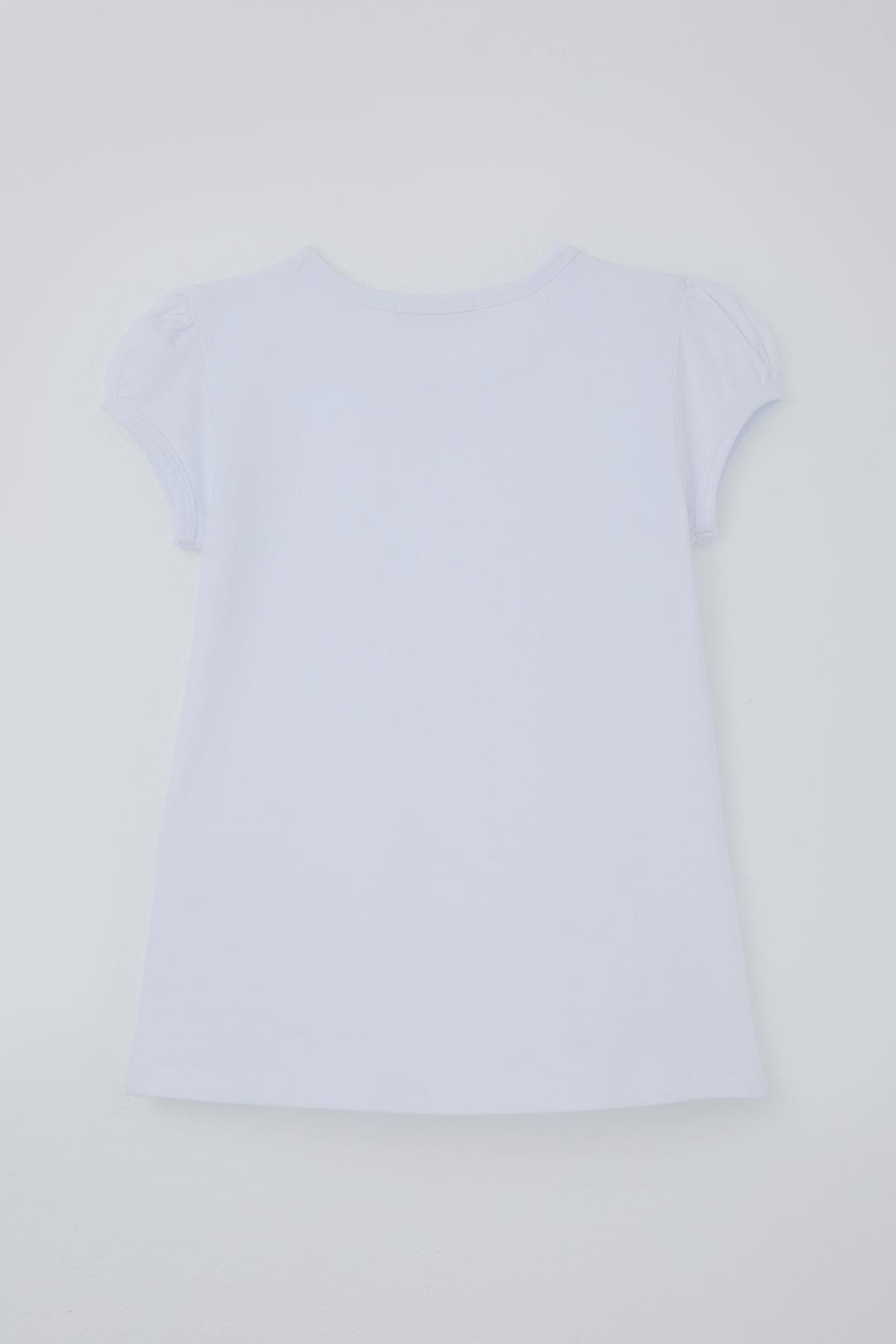 Breeze Kız Çocuk Tişört Basic Beyaz (8-14 Yaş)