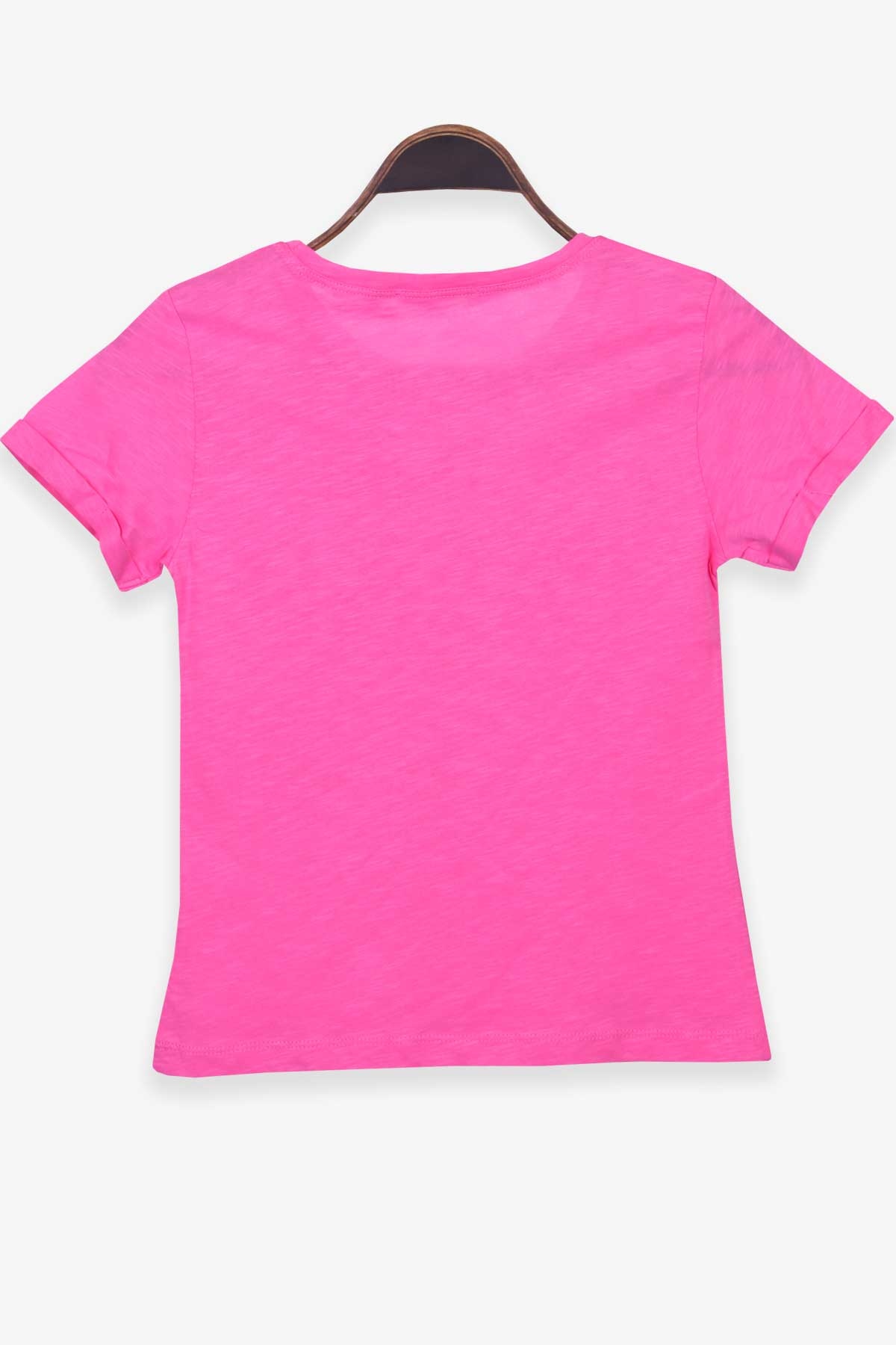 Breeze Kız Çocuk Tişört Baskılı Pembe (8-14 Yaş)