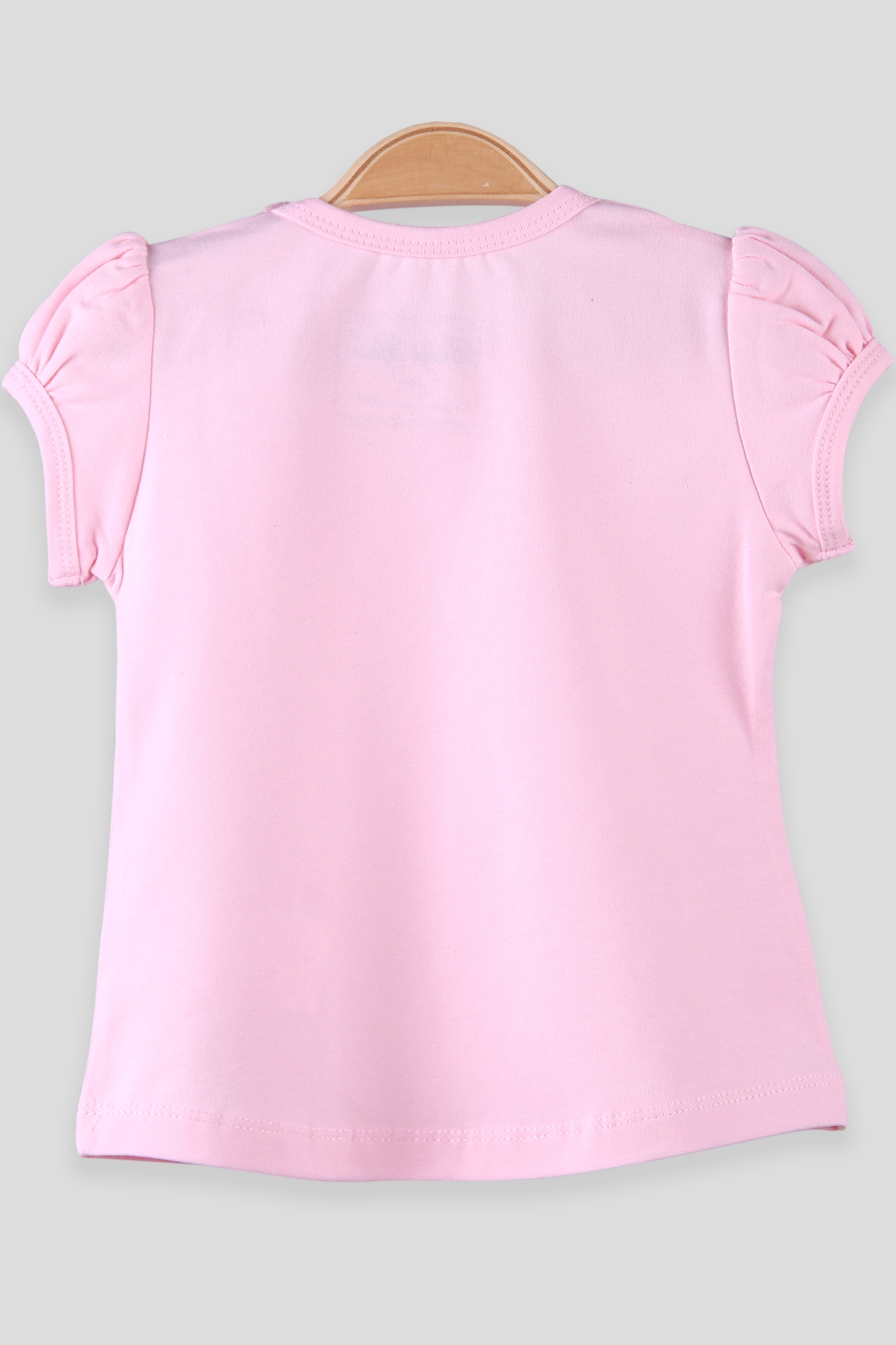 Breeze Kız Çocuk Tişört Çicek Aksesuar  Pembe (9 Ay-3 Yaş)