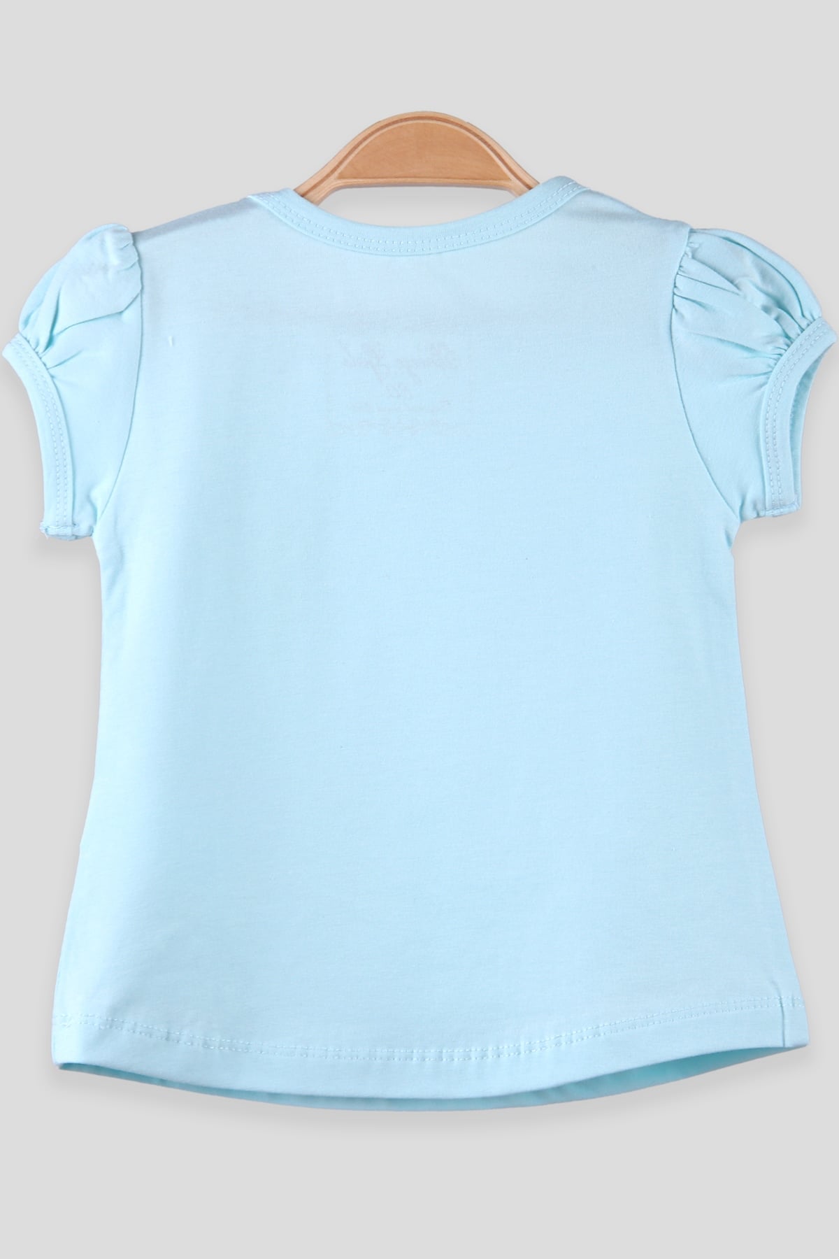 Breeze Kız Çocuk Tişört Çicek Aksesuar  Turkuaz (9 Ay-3 Yaş)