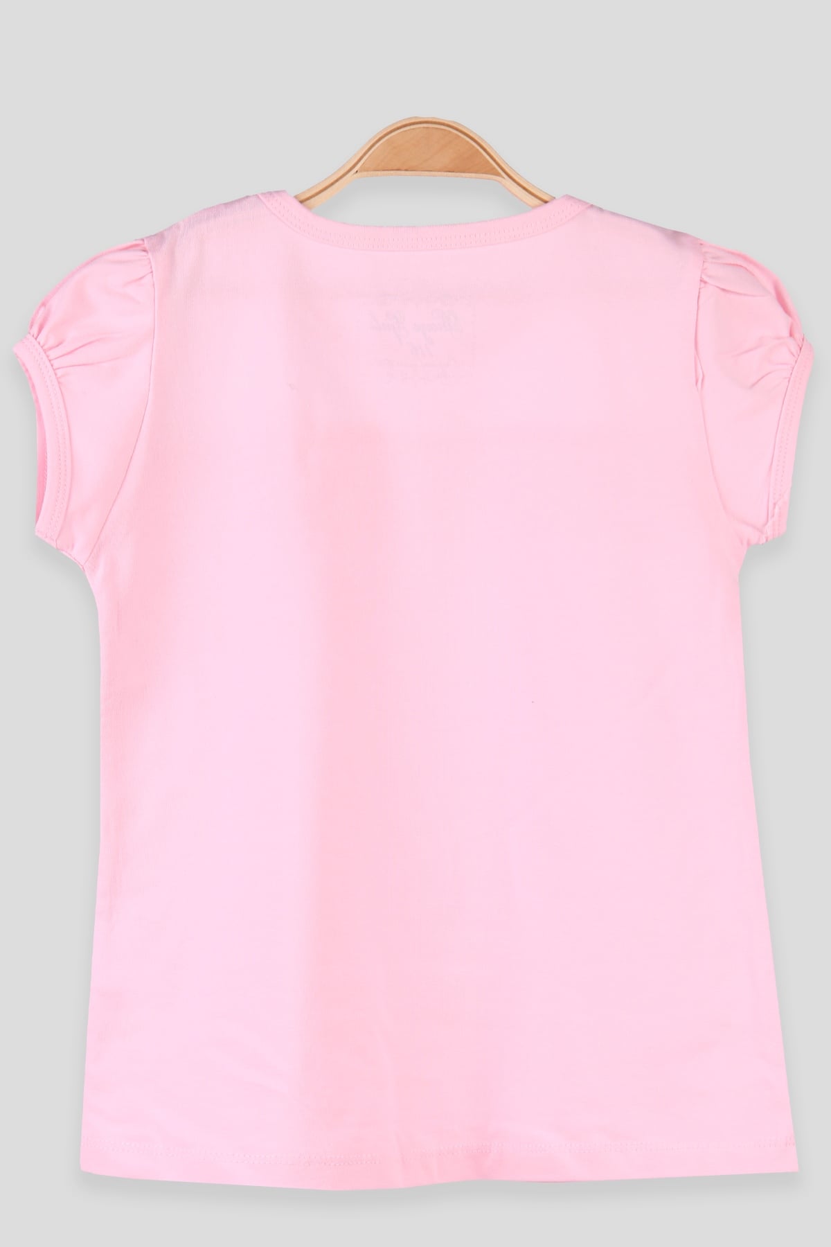 Breeze Kız Çocuk Tişört Dantelli Pembe (6-12 Yaş)