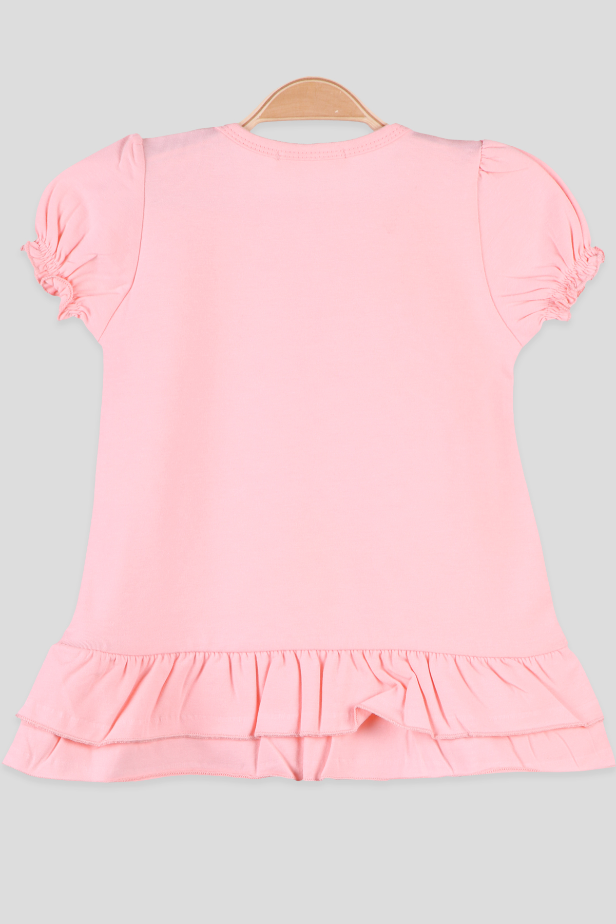 Breeze Kız Çocuk Tişört Fiyonklu Somon (1.5-5 Yaş)