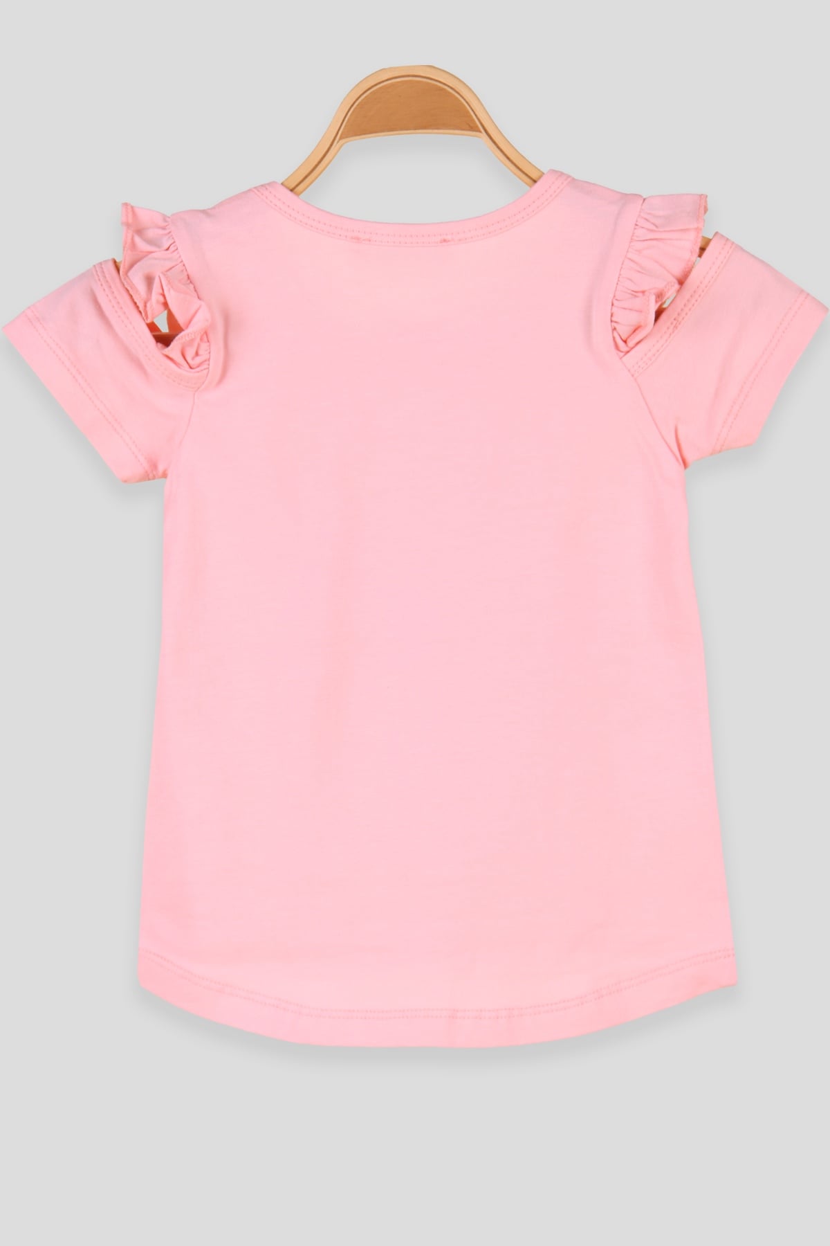 Breeze Kız Çocuk Tişört Flamingosu Pullu Somon (2-6 Yaş)
