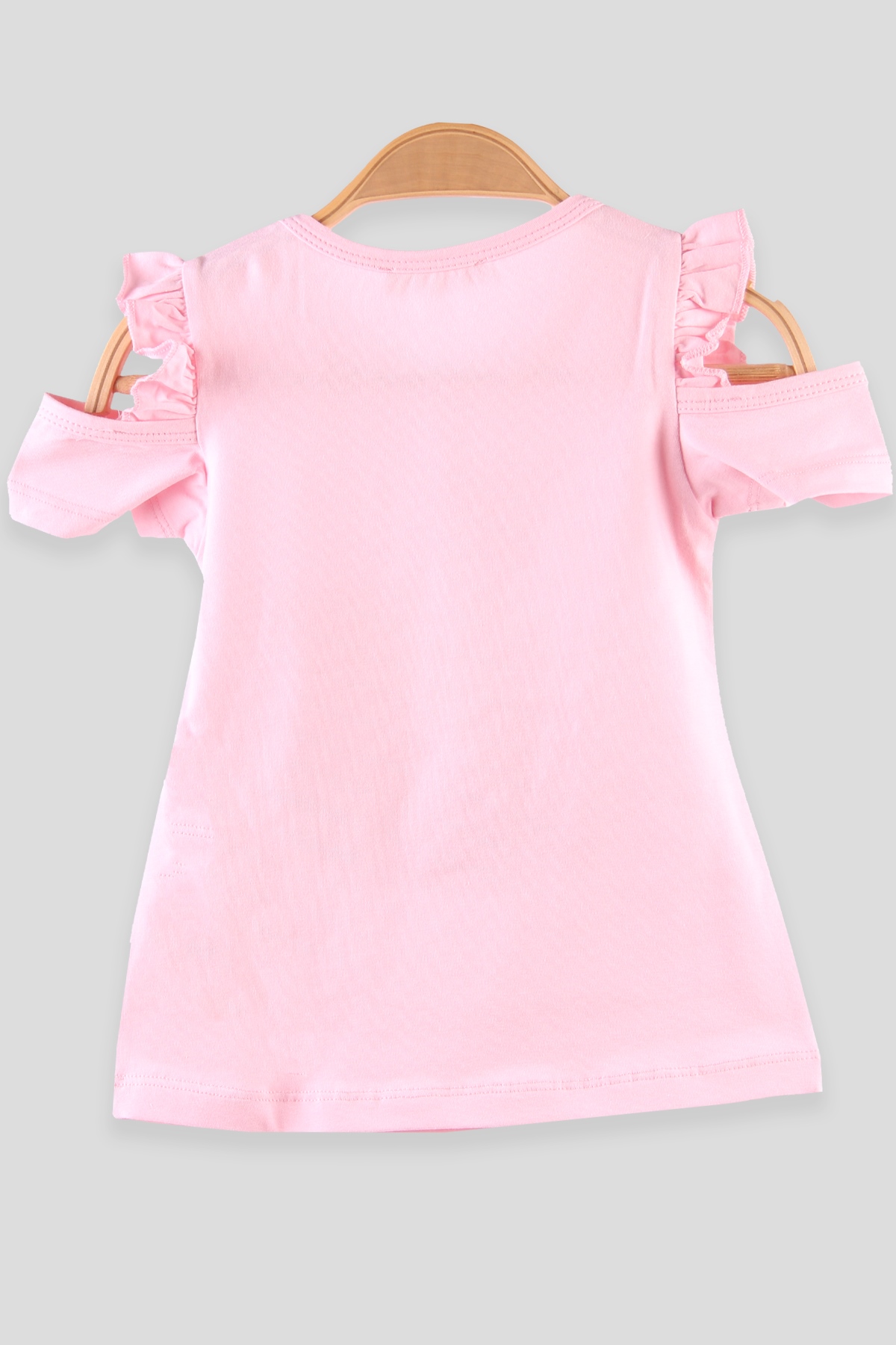 Breeze Kız Çocuk Tişört Pullu Kuğulu Pembe (2-6 Yaş)