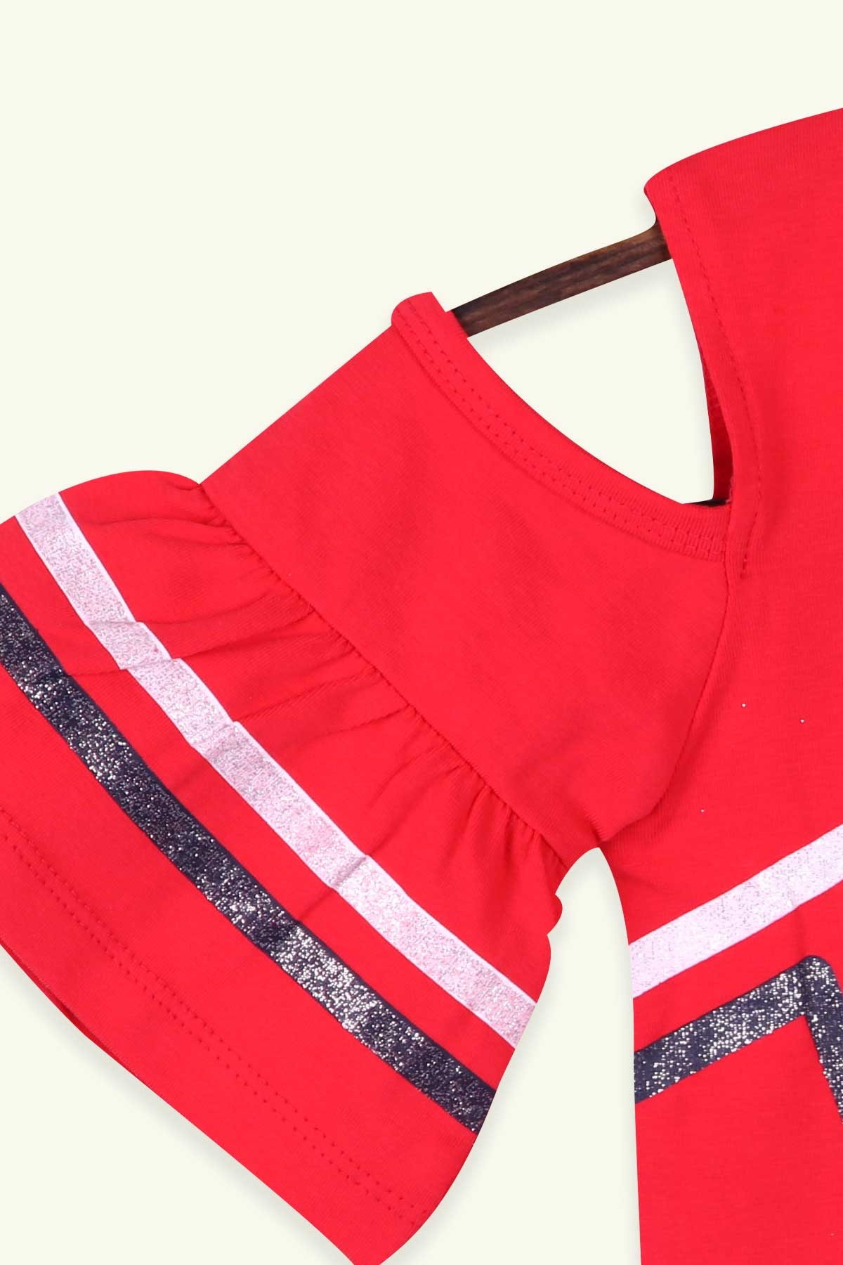 Breeze Kız Çocuk Tunik Baskılı Kırmızı (6-12 Yaş)