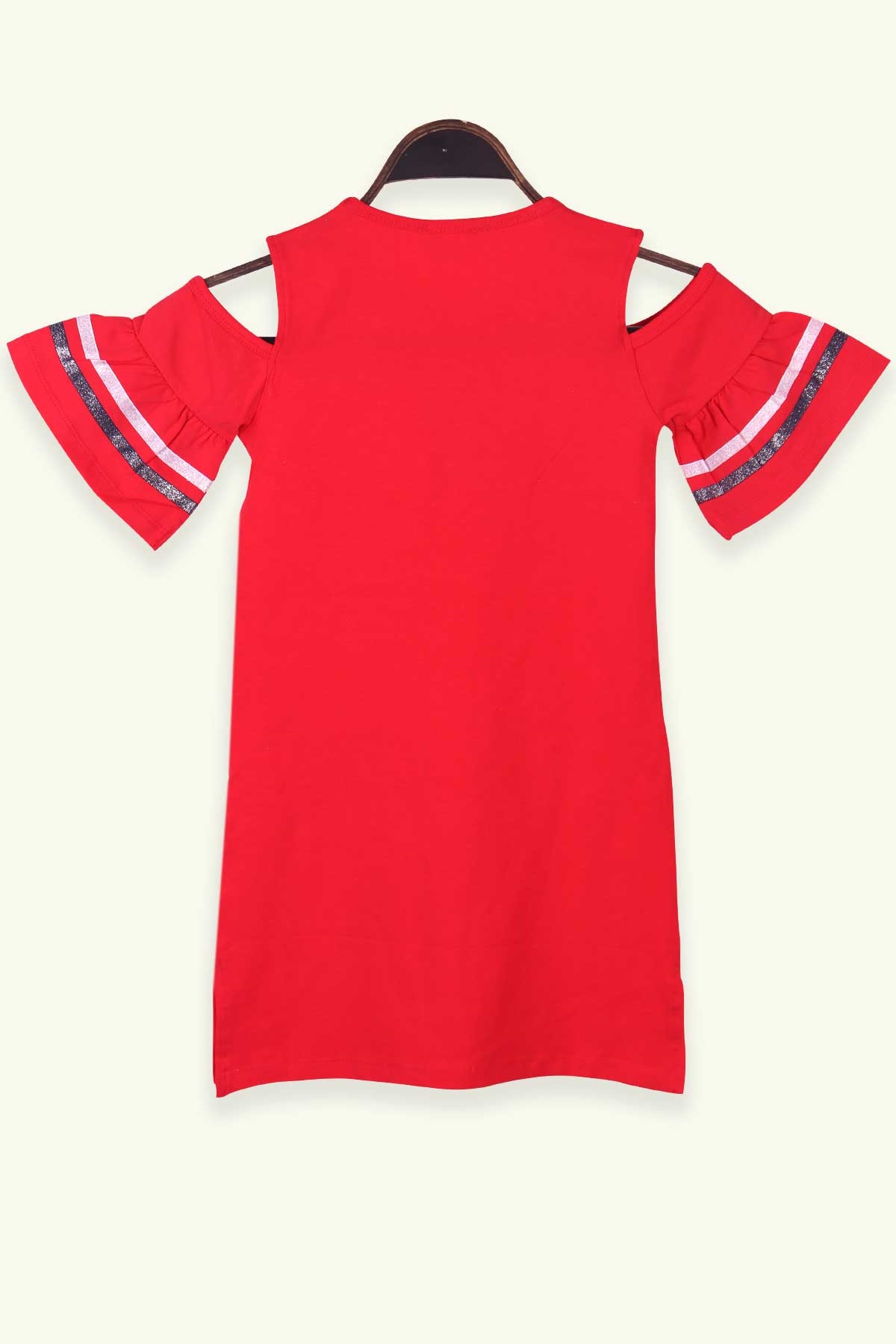 Breeze Kız Çocuk Tunik Baskılı Kırmızı (6-12 Yaş)