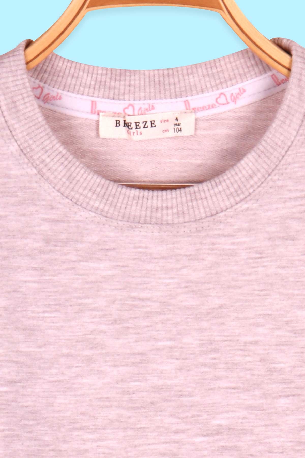 Breeze Kız Çocuk Tunik Ceylan Nakışlı Bej (4-8 Yaş)