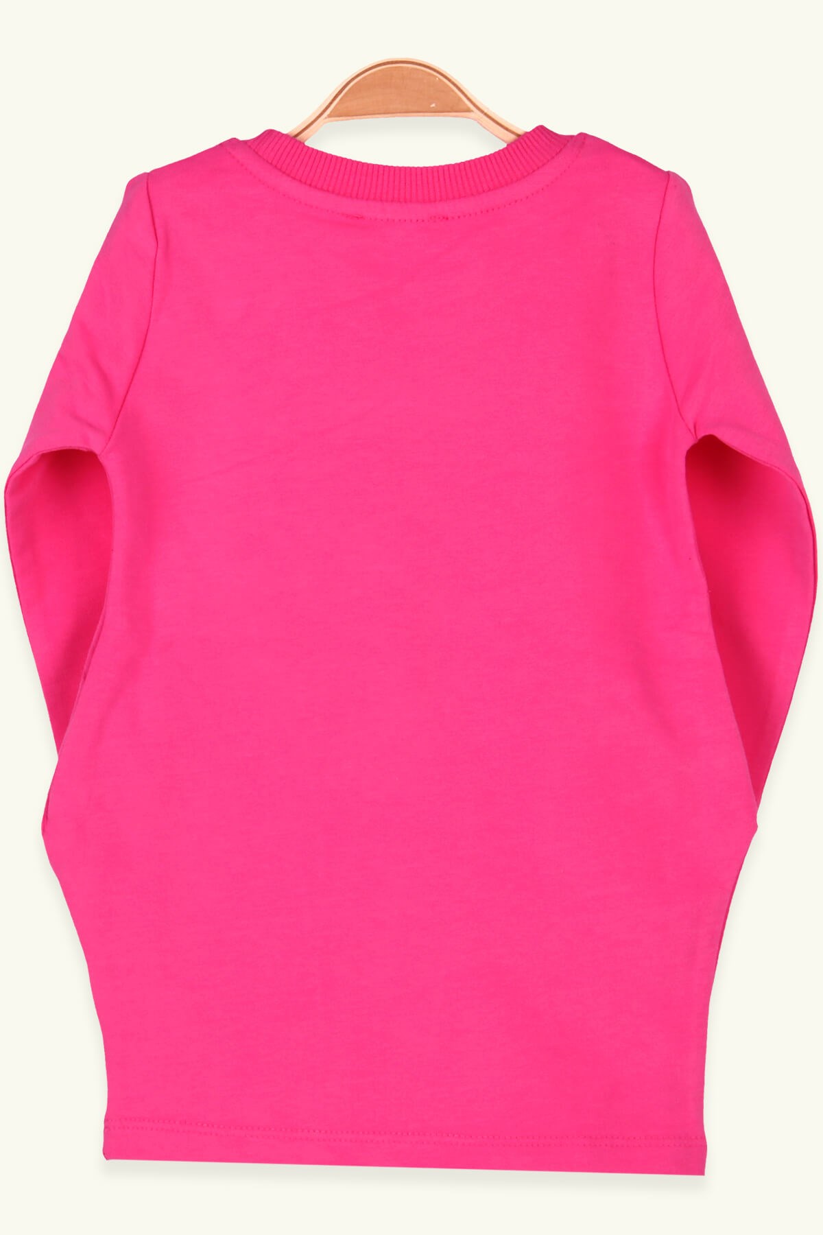 Breeze Kız Çocuk Tunik Kedili Pul İşlemeli Pembe (1.5-5 Yaş)