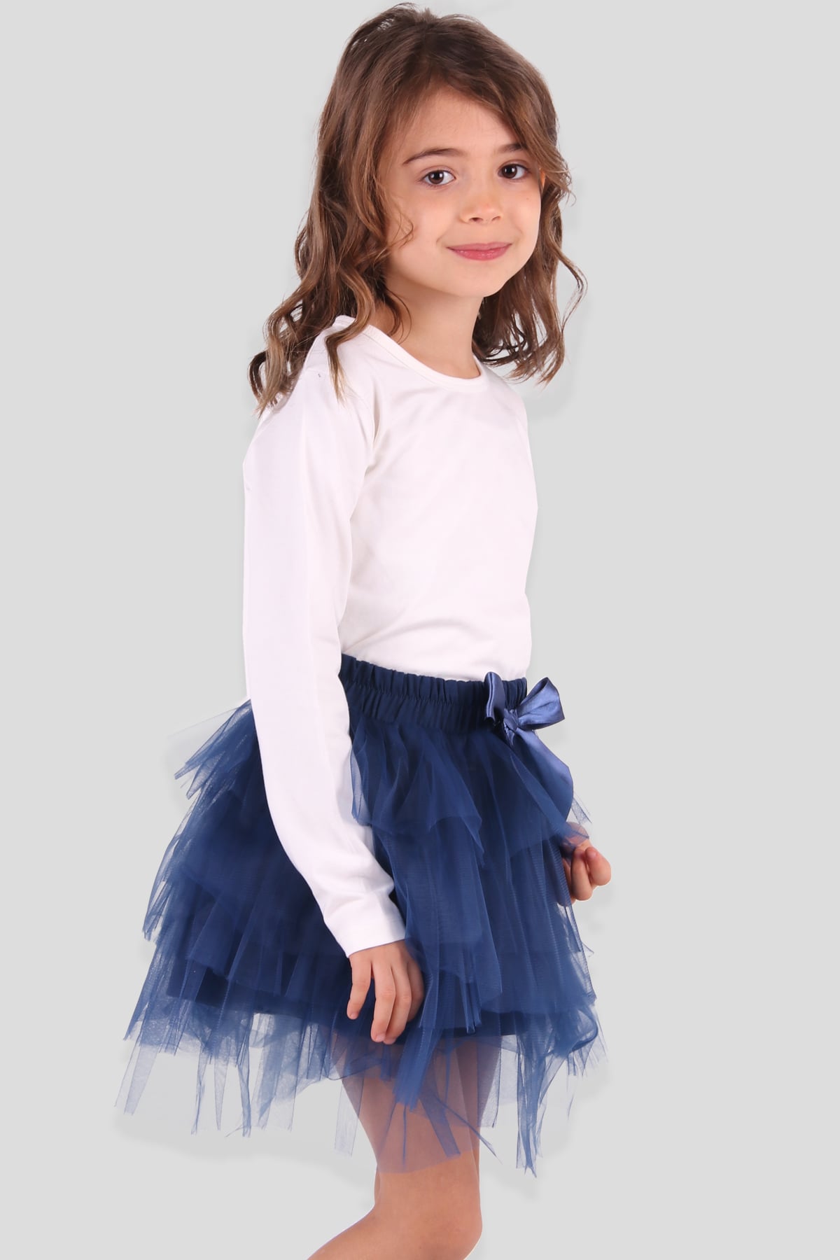 Breeze Kız Çocuk Tütü Etek Lacivert (8-12 Yaş)