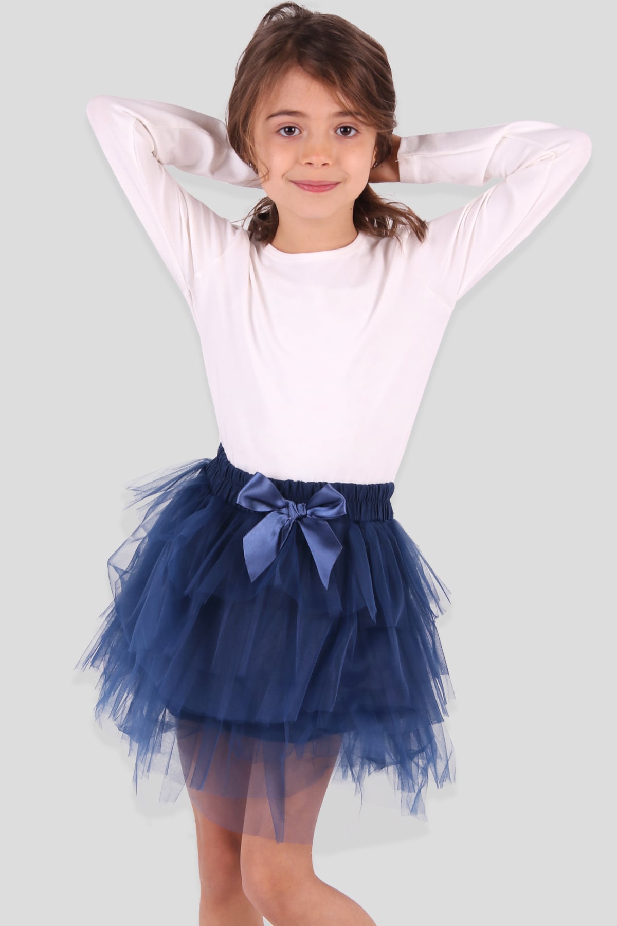 Breeze Kız Çocuk Tütü Etek Lacivert (8-12 Yaş)