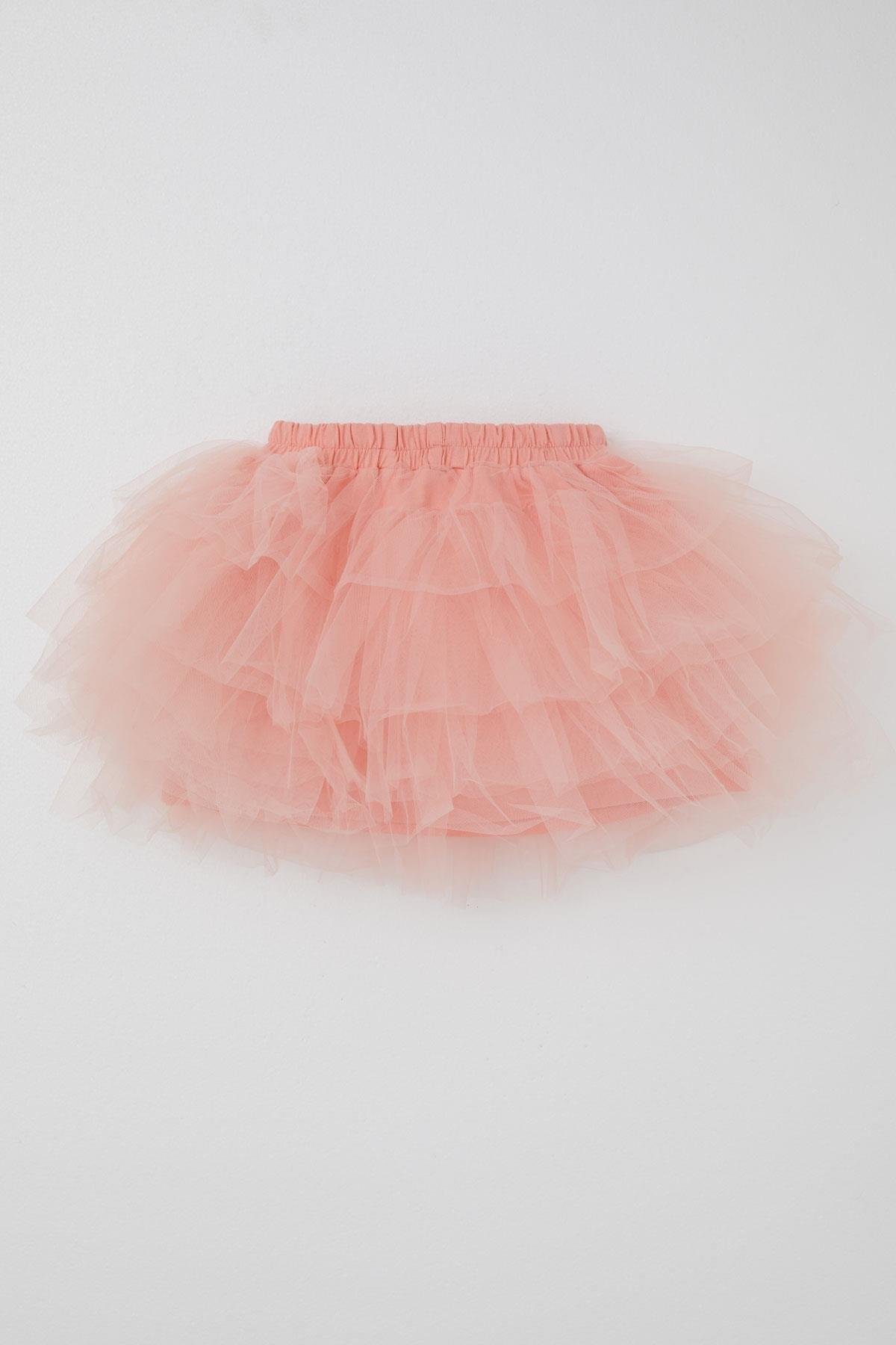 Breeze Kız Çocuk Tütü Etek Somon (8-12 Yaş)