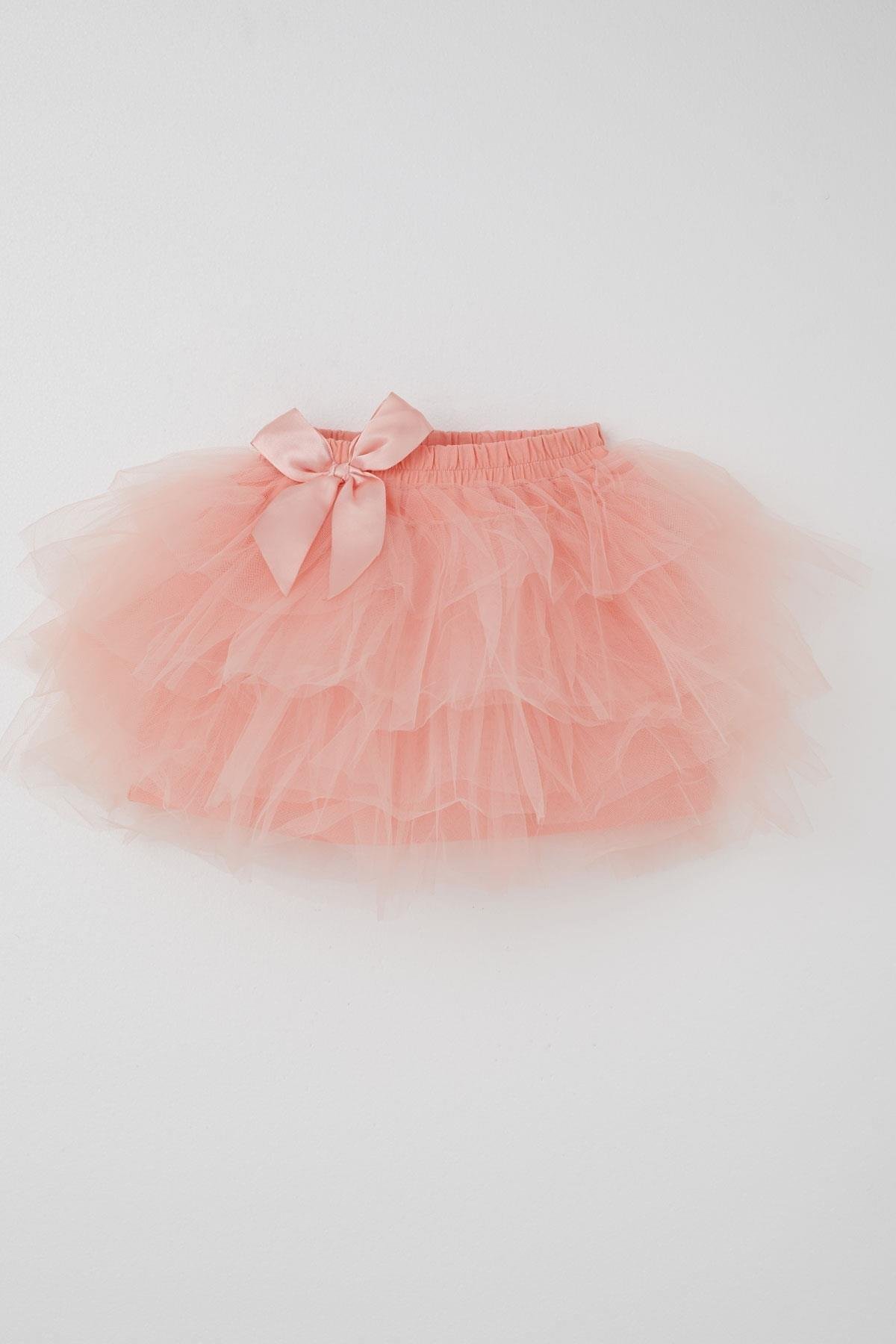 Breeze Kız Çocuk Tütü Etek Somon (8-12 Yaş)