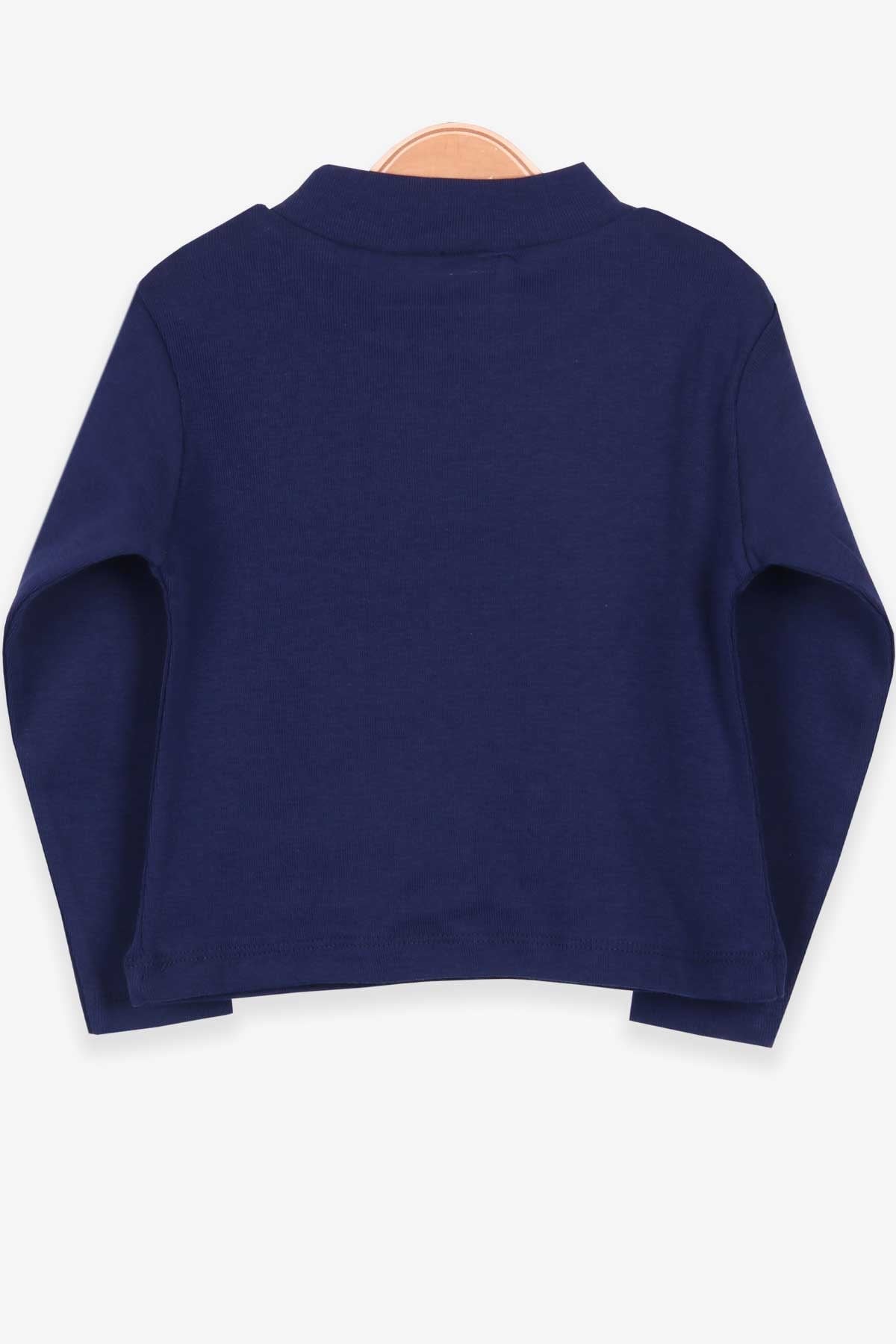 Breeze Kız Çocuk Uzun Kollu Tişört Basic Lacivert (2-10 Yaş)