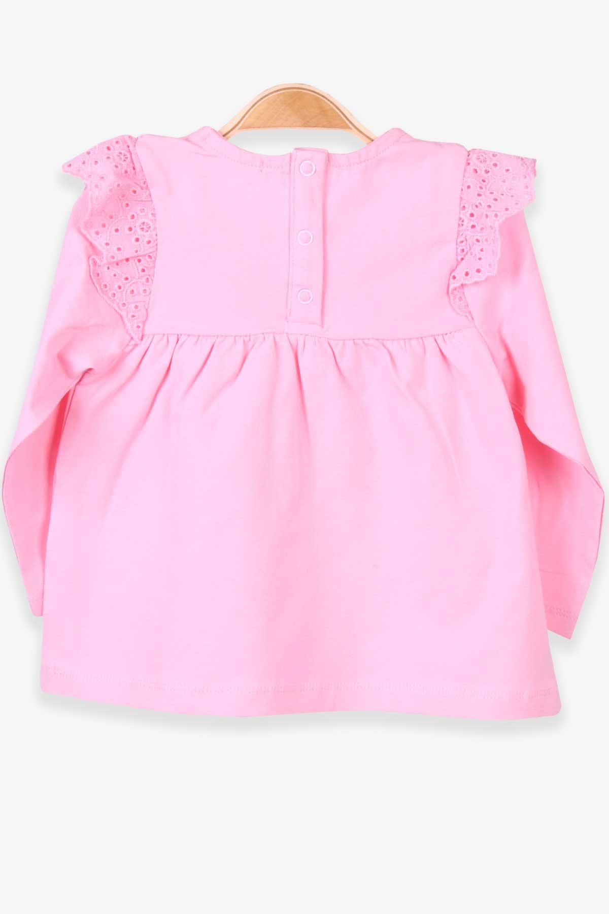 Breeze Kız Çocuk Uzun Kollu Tişört Basic Pudra (1-4 Yaş)