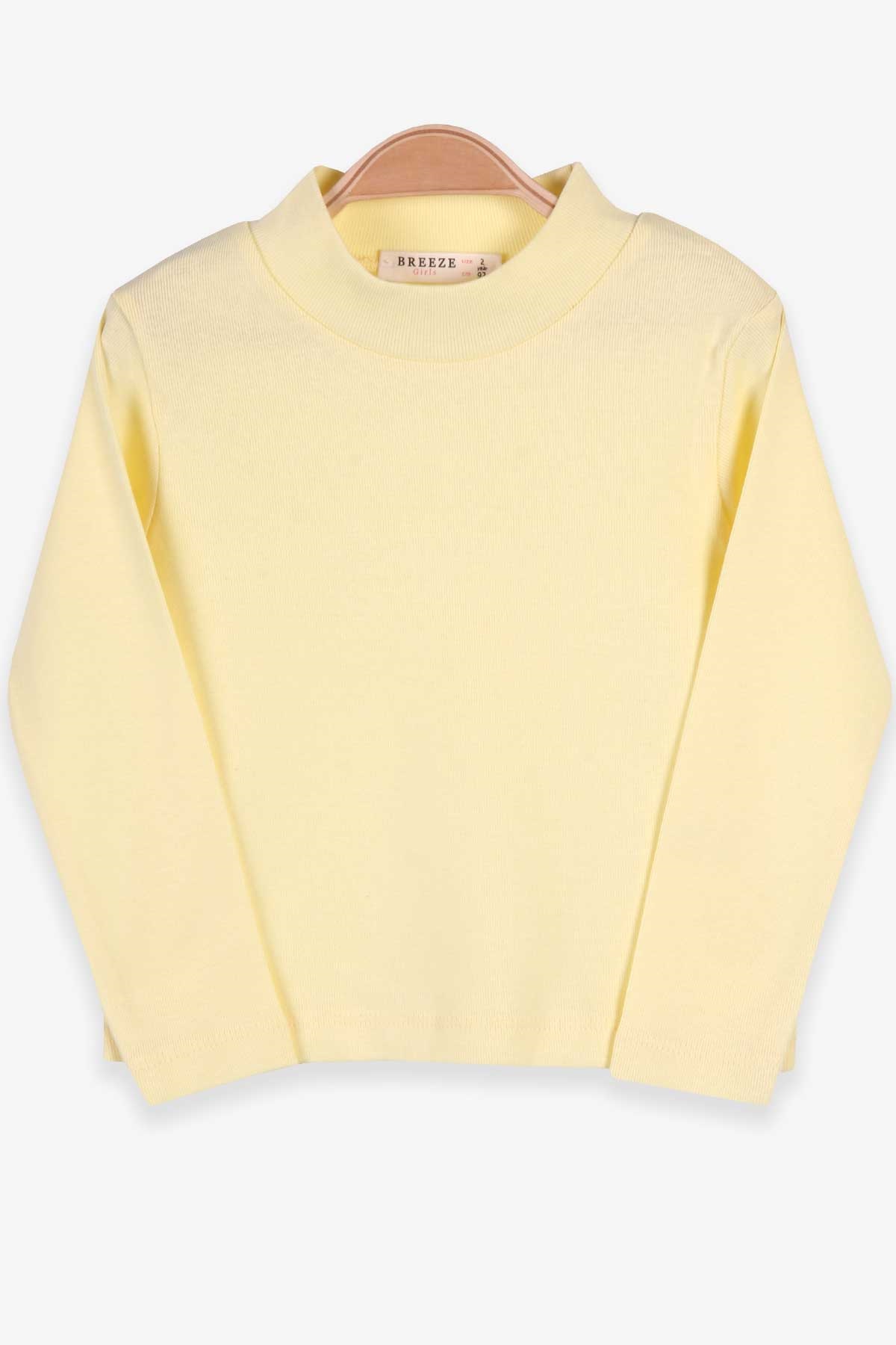 Breeze Kız Çocuk Uzun Kollu Tişört Basic Sarı (2-10 Yaş)