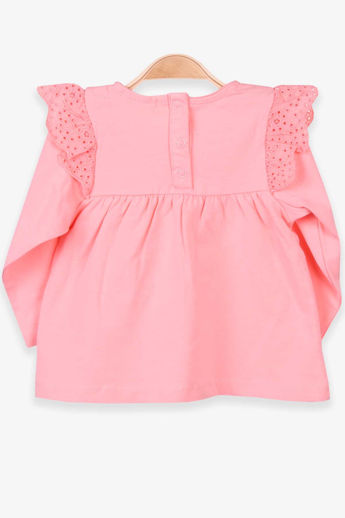 Breeze Kız Çocuk Uzun Kollu Tişört Basic Somon (1-4 Yaş)