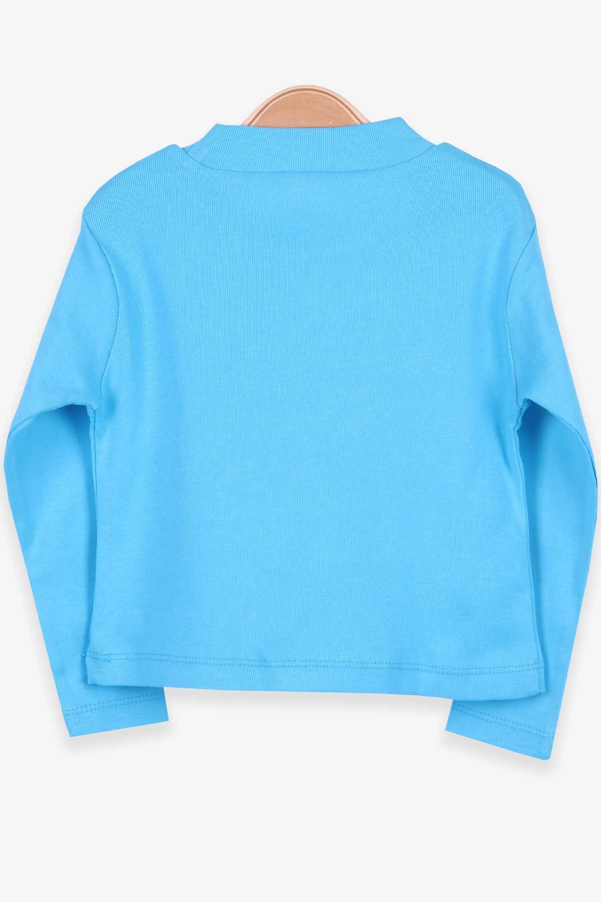 Breeze Kız Çocuk Uzun Kollu Tişört Basic Turkuaz (2-10 Yaş)