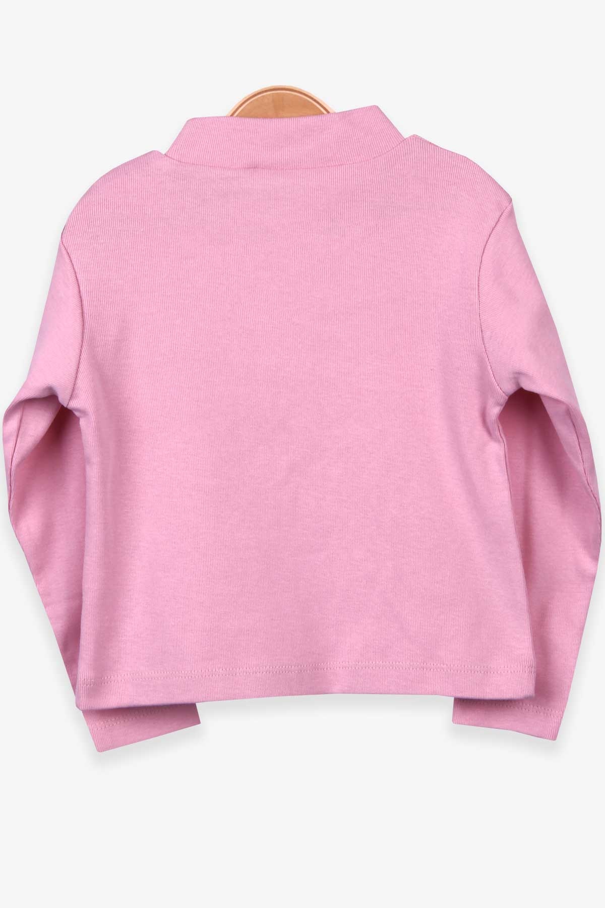 Breeze Kız Çocuk Uzun Kollu Tişört Basic Pudra (2-10 Yaş)