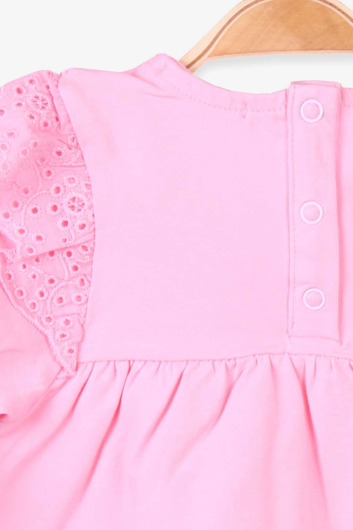 Breeze Kız Çocuk Uzun Kollu Tişört Basic Pudra (1-4 Yaş)