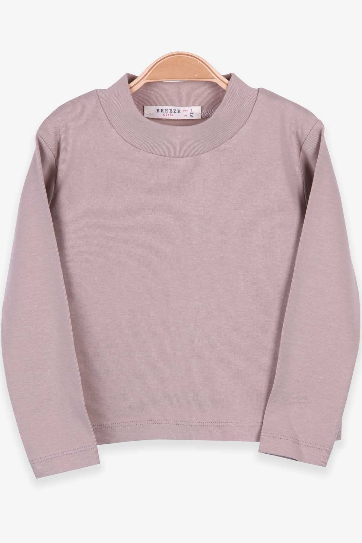 Breeze Kız Çocuk Uzun Kollu Tişört Basic Bej (2-10 Yaş)
