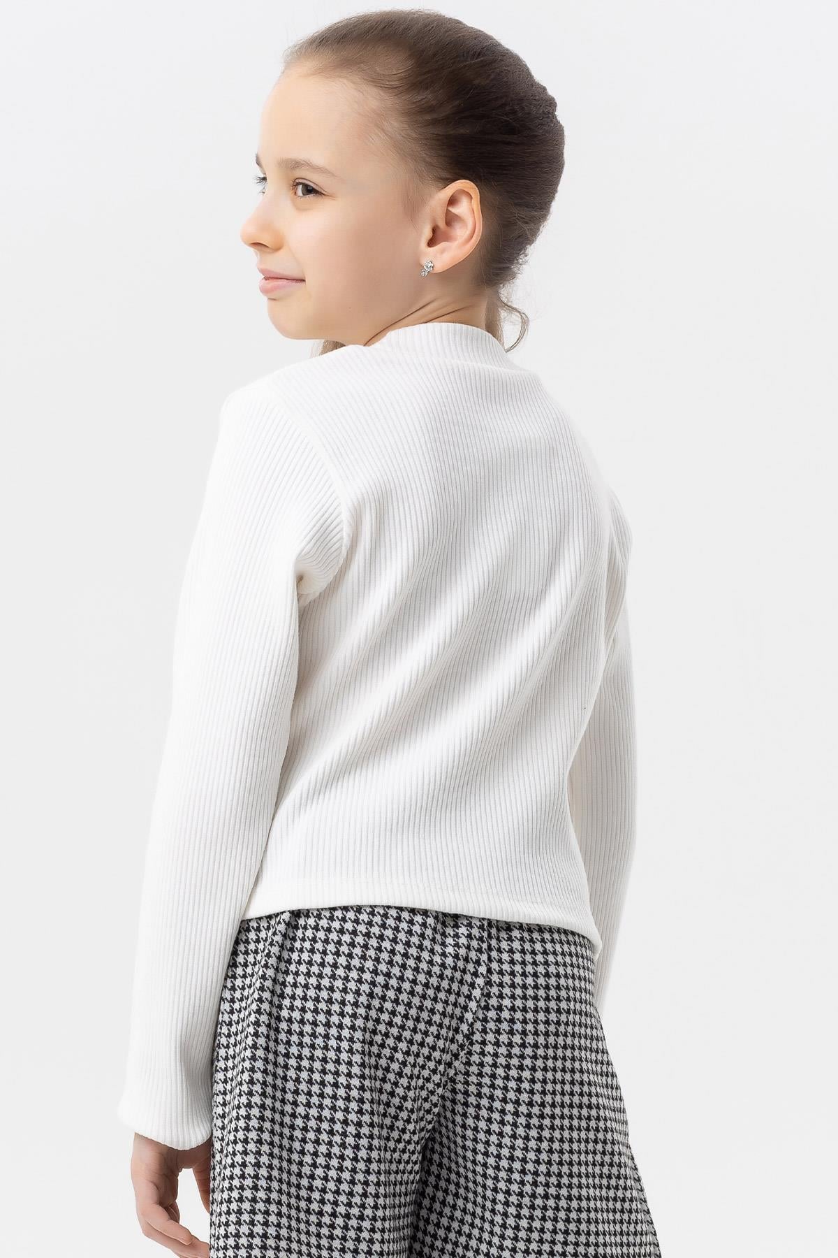 Breeze Kız Çocuk Uzun Kollu Tişört Crop Ekru (9-14 Yaş)