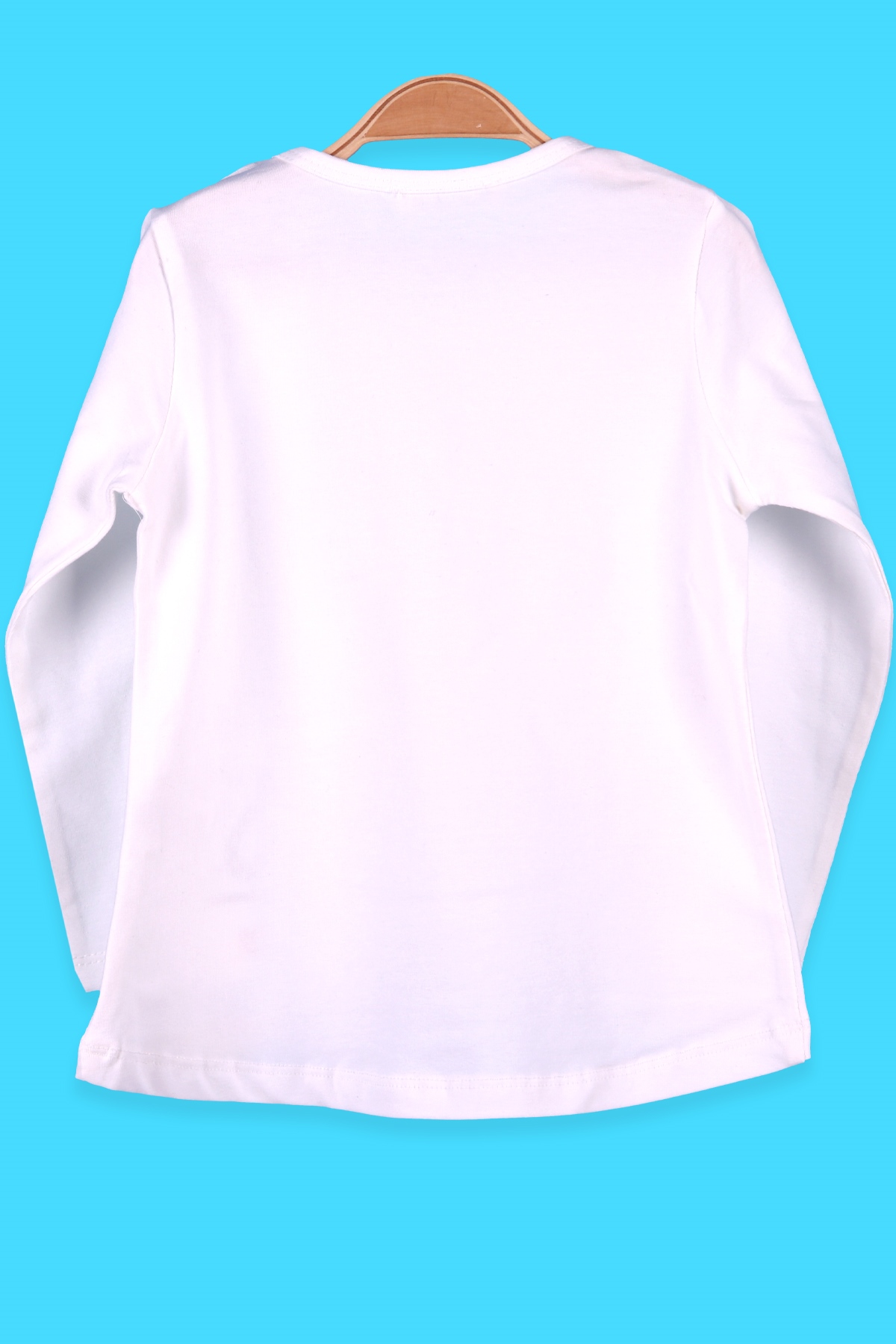 Breeze Kız Çocuk Uzun Kollu Tişört Pul İşlemeli Ekru (1.5-5 Yaş)