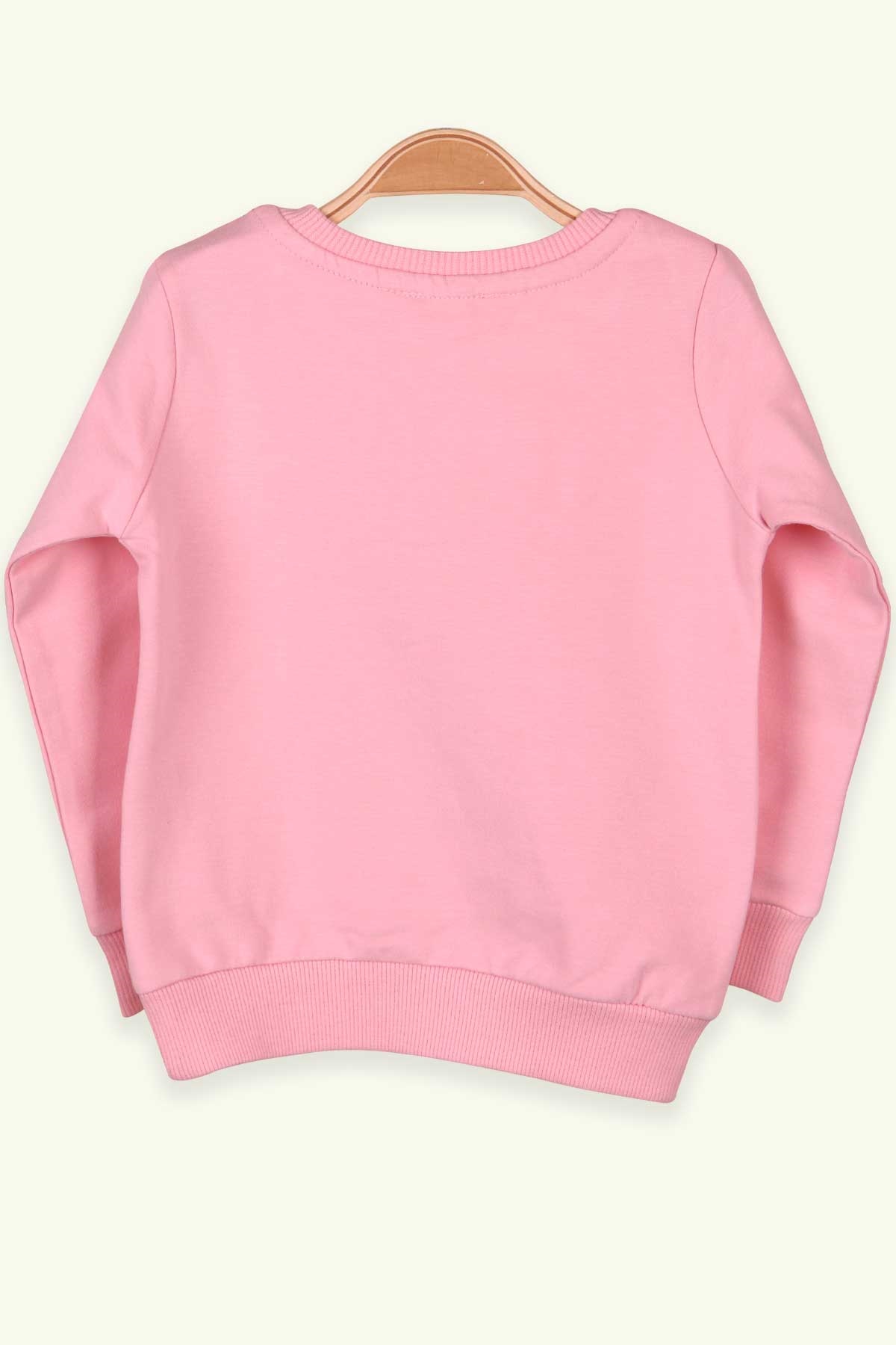 Breeze Kız Çocuk Uzun Kollu Tişört Unicorn Pudra (1.5-5 Yaş)