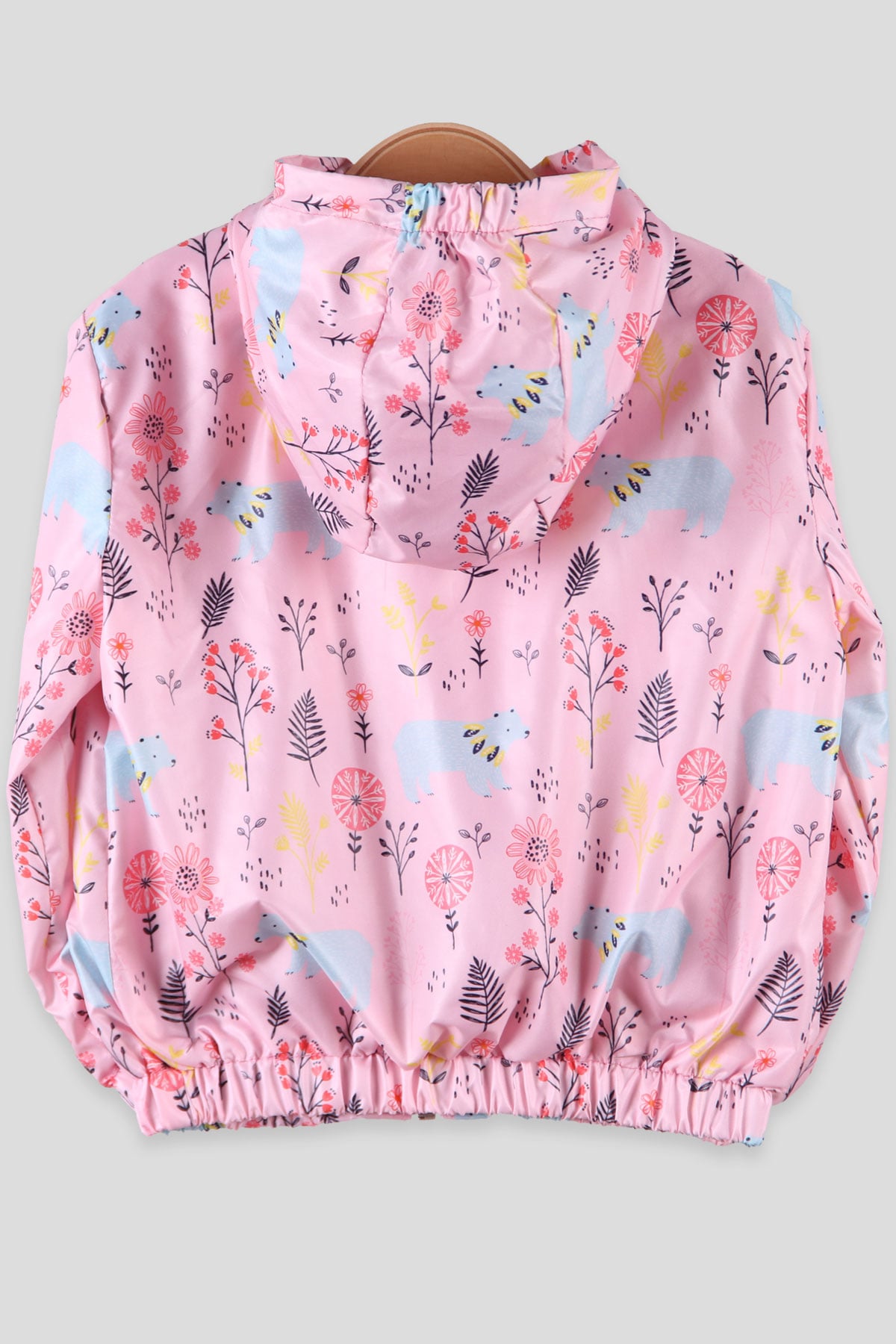 Breeze Kız Çocuk Yağmurluk Ayıcık Desenli  Pembe (1-4 Yaş)