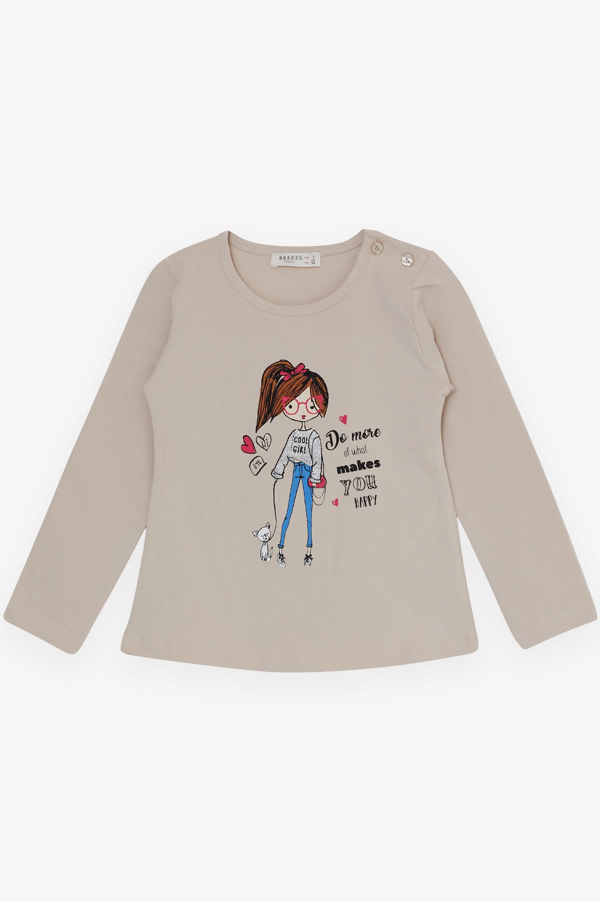 Breeze Kız ÇocukTaytlı Takım Dostluk Temalı Kız Temalı Bej (1.5-5 Yaş)