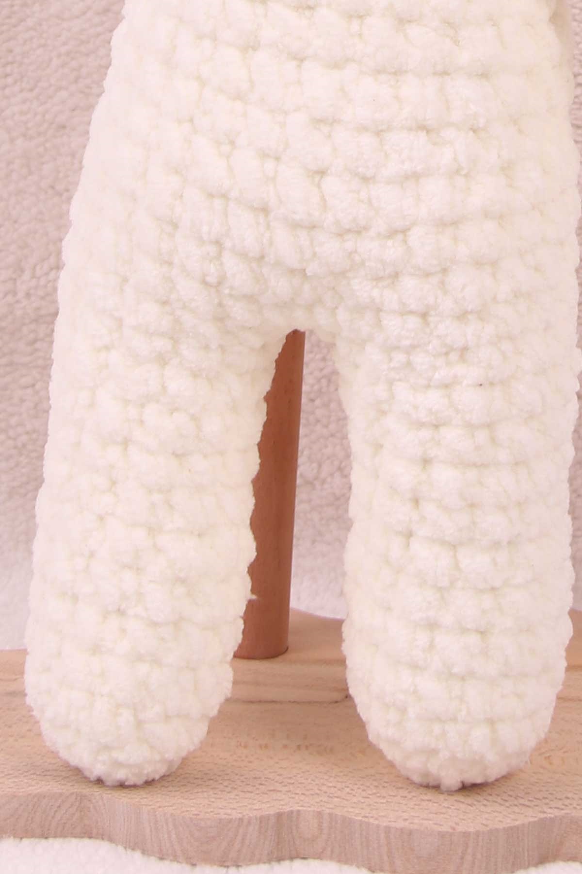 Breeze Tavşan Bebek Amigurumi Organik Oyuncak Ekru (Boy 38 cm)