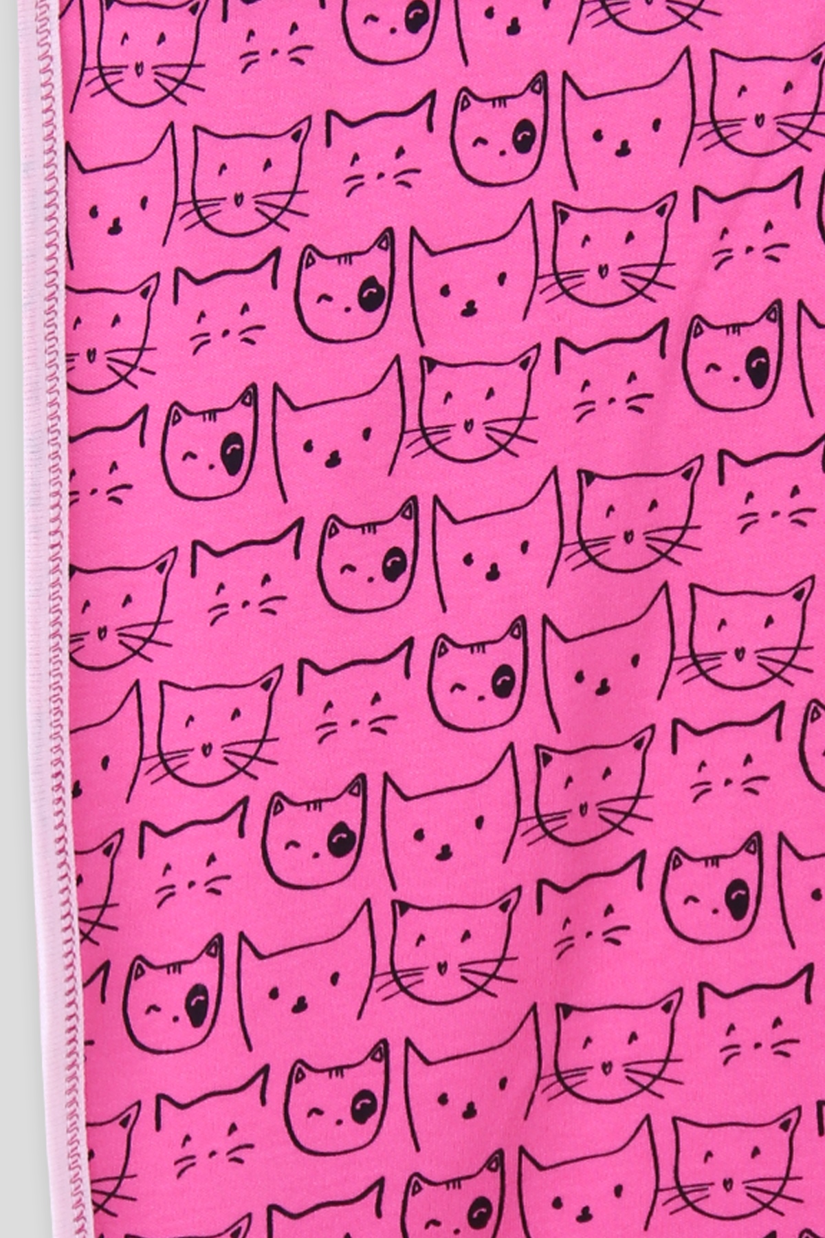 Breeze Yenidoğan Bebek Battaniyesi Kedili (75 x 88 ) Pembe
