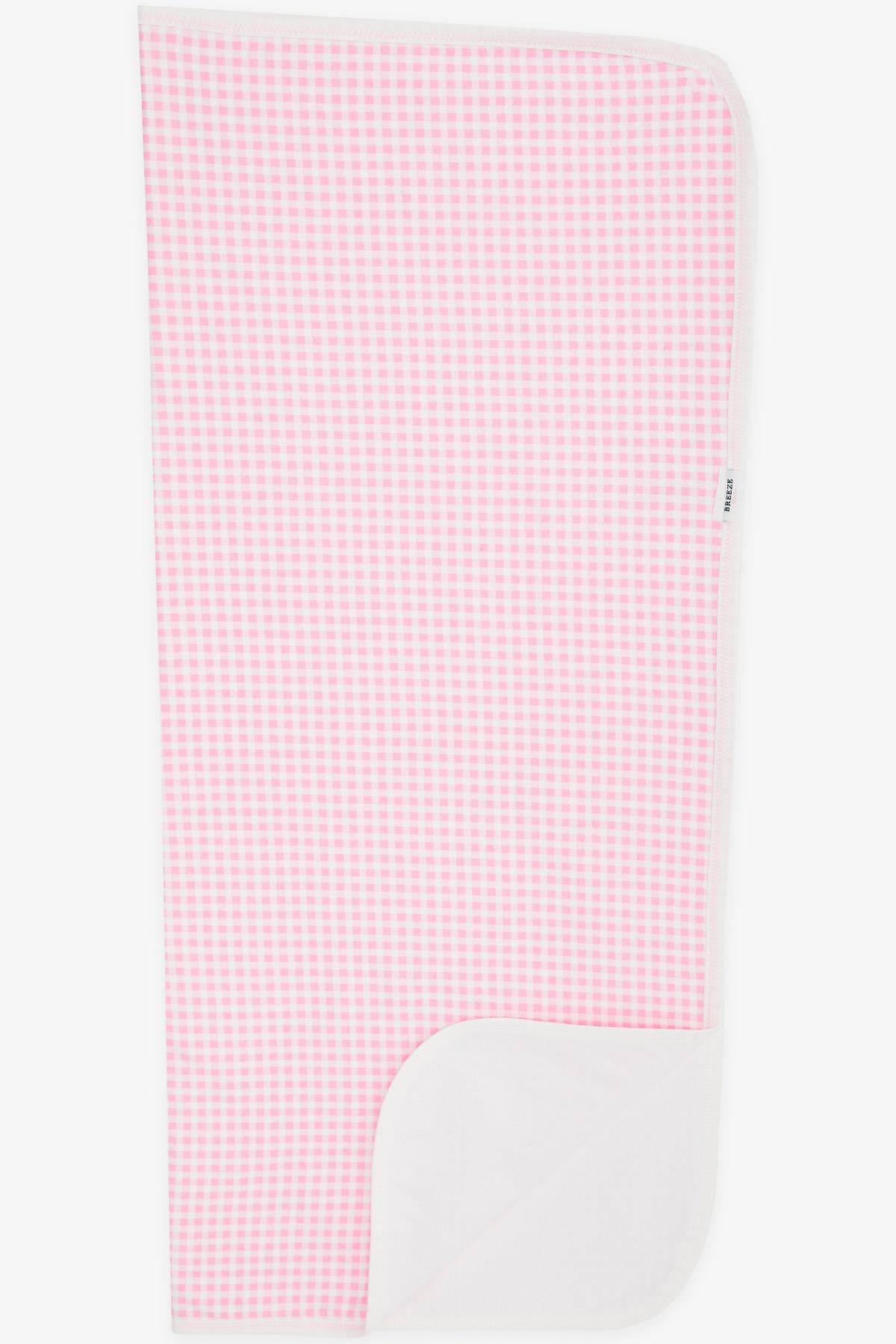 Breeze Yenidoğan Bebek Battaniyesi Pötikare Desenli Pembe (0-3 Ay)
