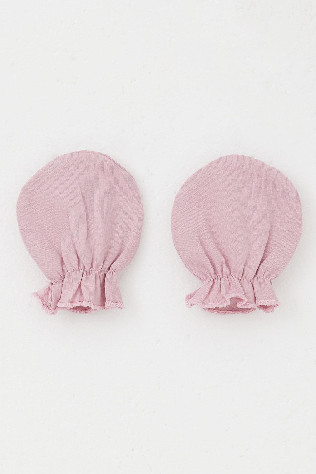 Breeze Yenidoğan Bebek Eldiven Basic Gülkurusu (Standart)