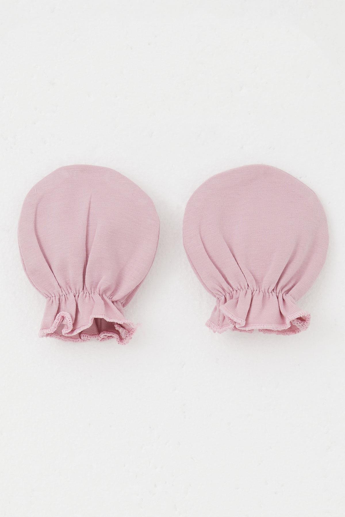 Breeze Yenidoğan Bebek Eldiven Basic Gülkurusu (Standart)