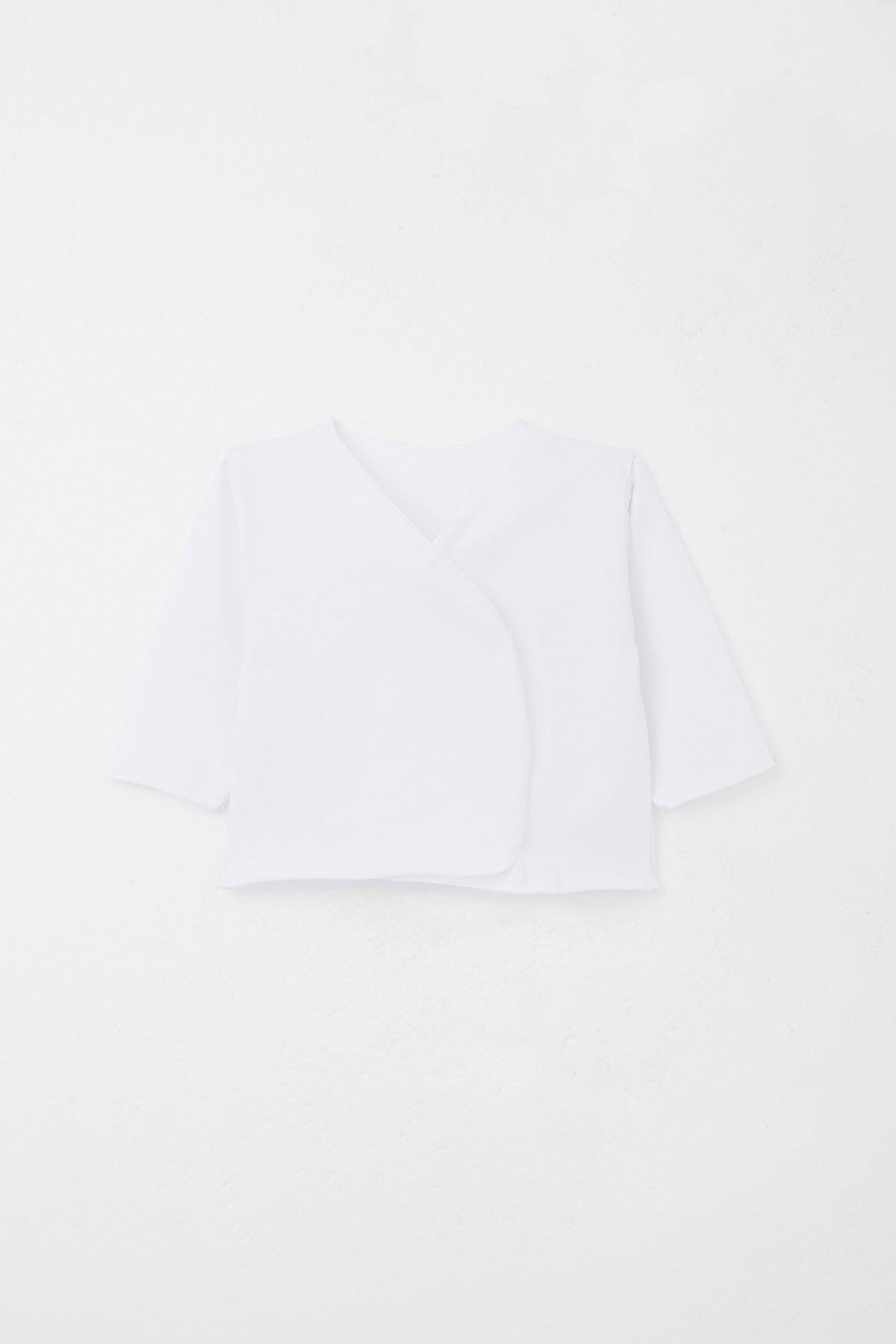 Breeze Yenidoğan Bebek İç Dış Çıtçıtlı 2 li Zıbın İş Makinası Desenli Mavi (0-3 Ay)