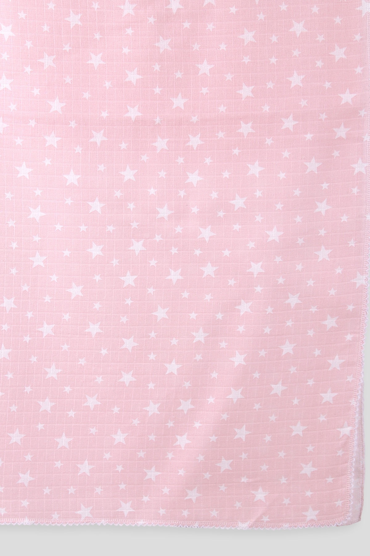 Breeze Yenidoğan Bebek Müslin Battaniye Yıldızlı Pembe (90 * 90 cm)