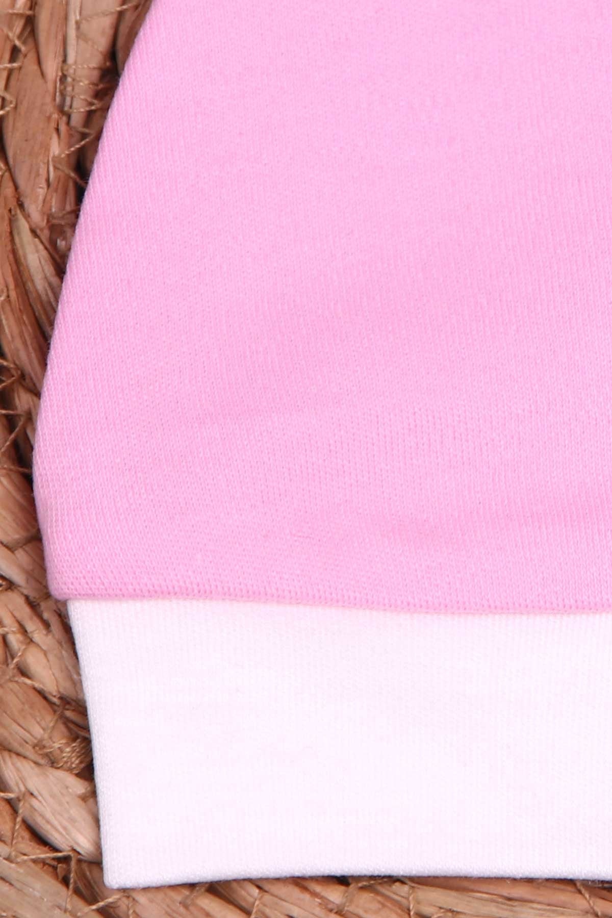 Breeze Yenidoğan Bebek Şapkası Basic Pembe