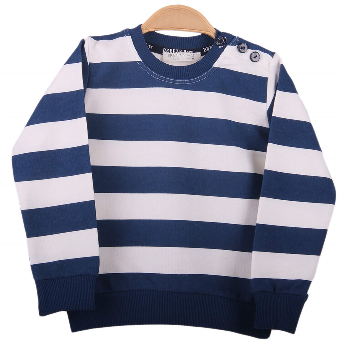 Sweatshirt & KazakBREEZEE12262-96Çizgili Sweat