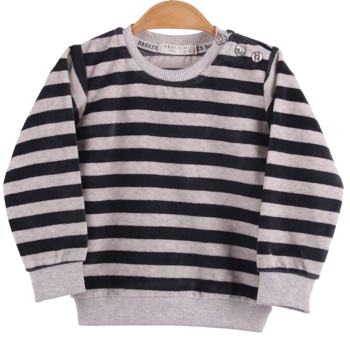 Sweatshirt & KazakBREEZEE12262-140Çizgili Sweat