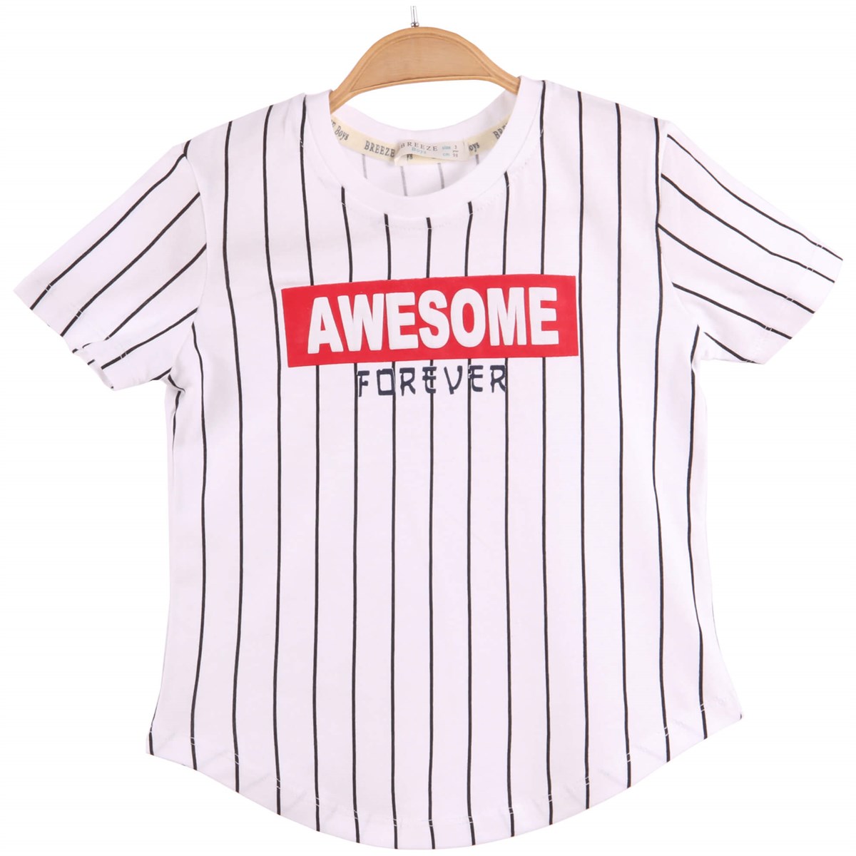 T-ShirtBREEZE12492-127Çizgili T-Shirt