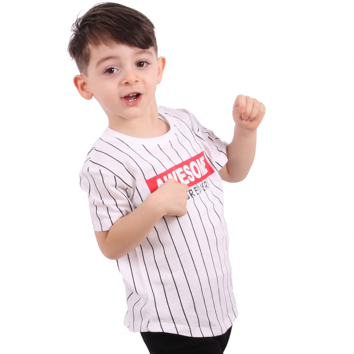 T-ShirtBREEZE12492-127Çizgili T-Shirt