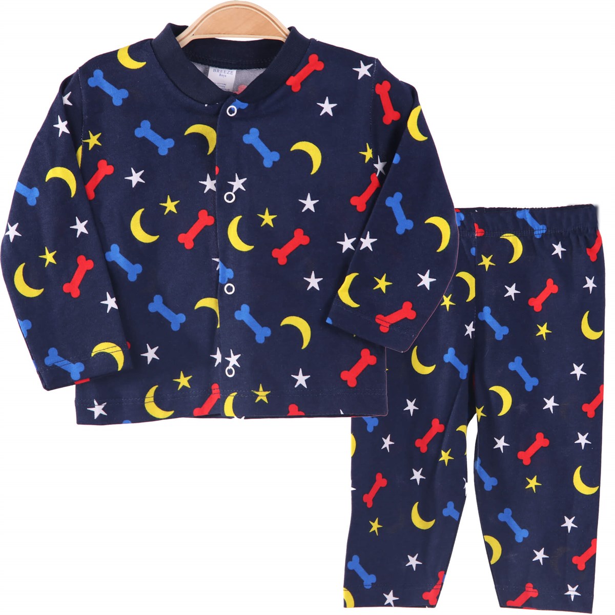 Pijama TakımBREEZEBTS111-1-225Desenli Pijama Takımı