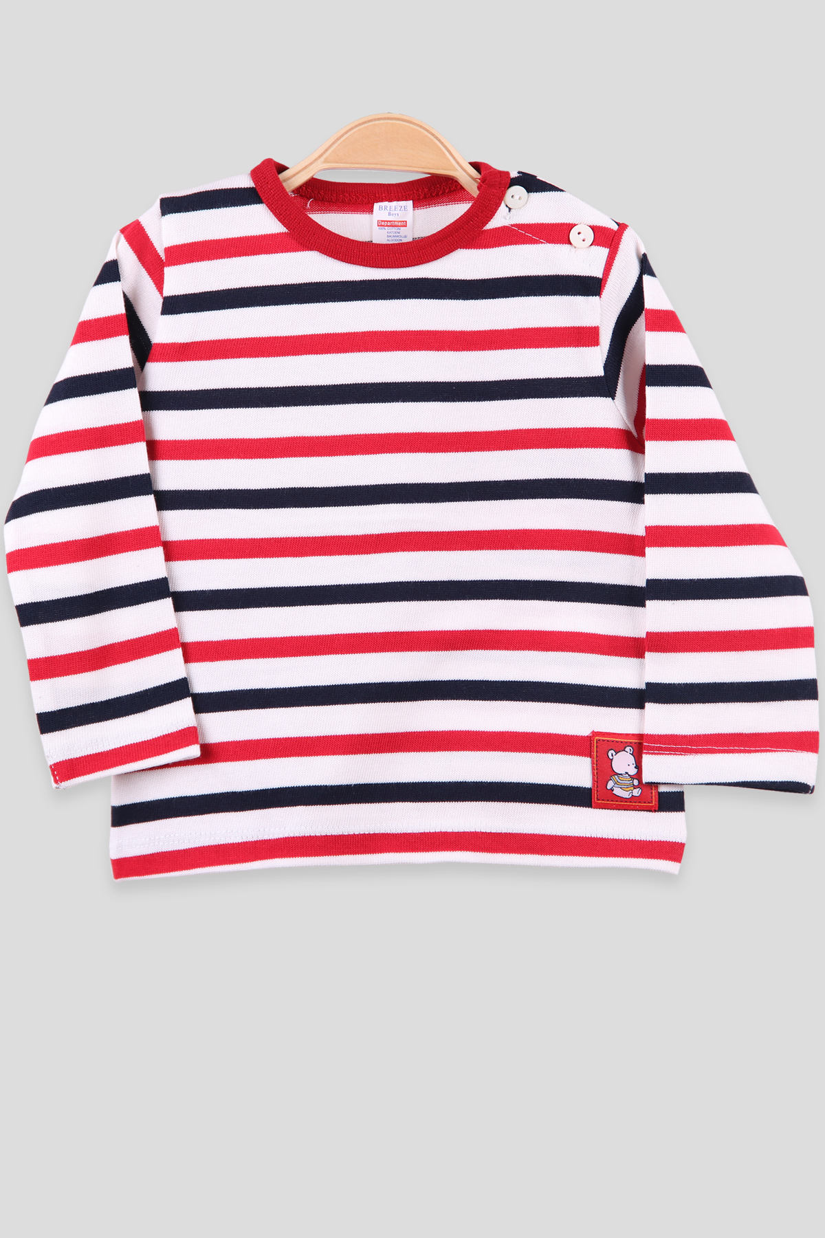 E&H Erkek Bebek Body Patlı Kırmızı (9 Ay-3 Yaş)