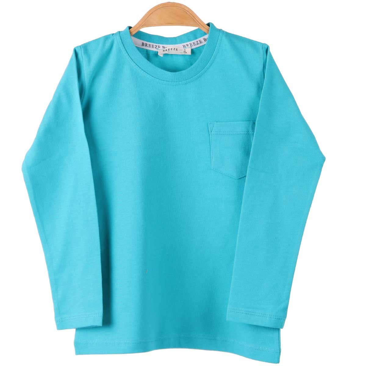 Turkuaz 4-8 Yaş - Erkek Çocuk Uzun Kollu Tişört | Breeze