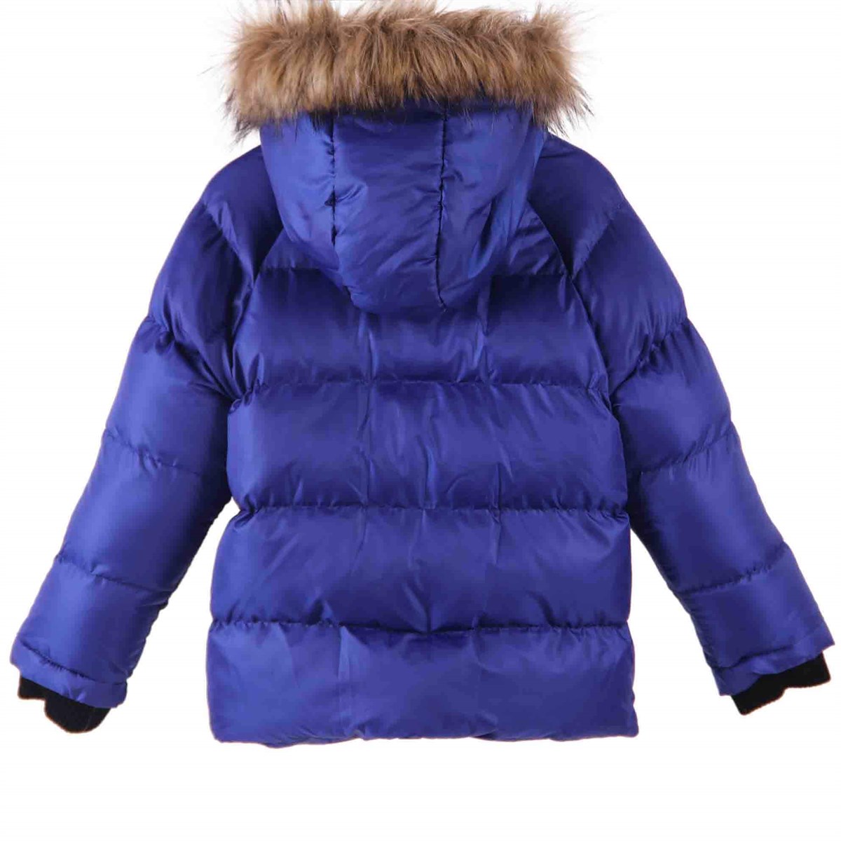 Erkek Çocuk Mont Kürklü Petrol Mavisi (2-5 Yaş) BREEZE