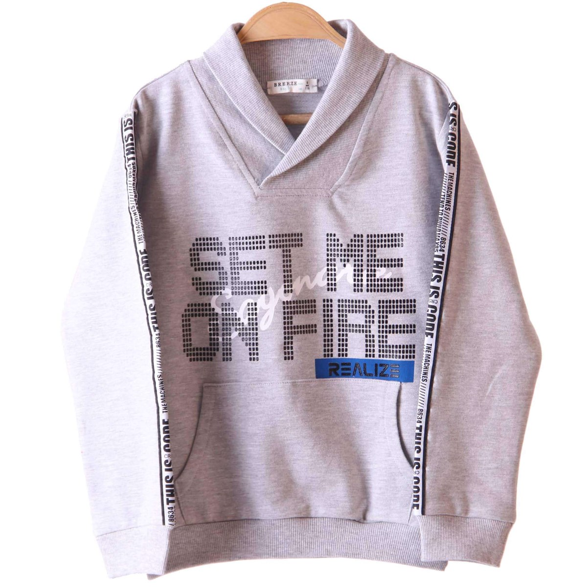 Erkek Çocuk Sweat Gri (6-12 Yaş) BREEZE