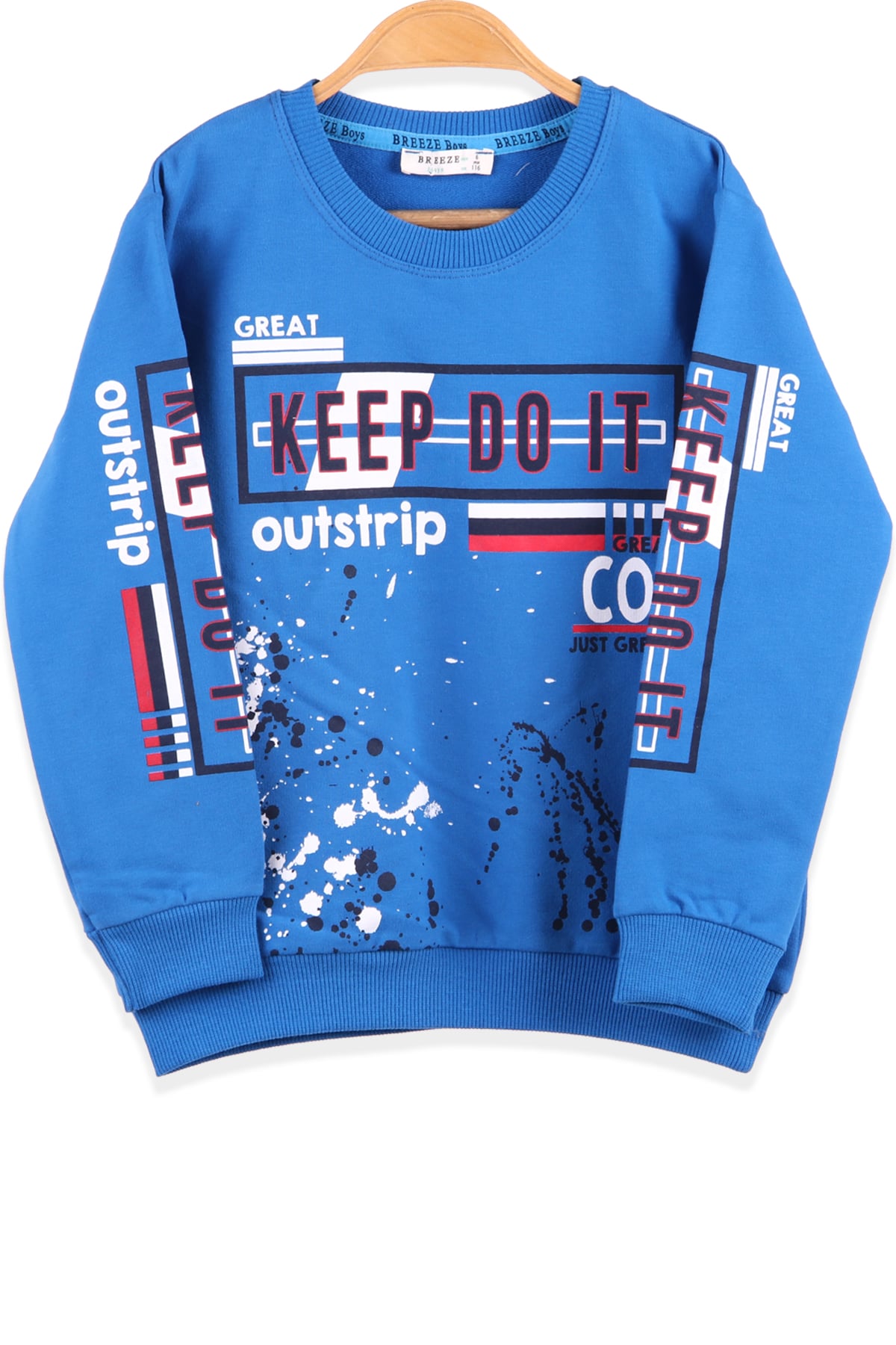 Erkek Çocuk Sweatshirt Mavi (6-12 Yaş) BREEZE