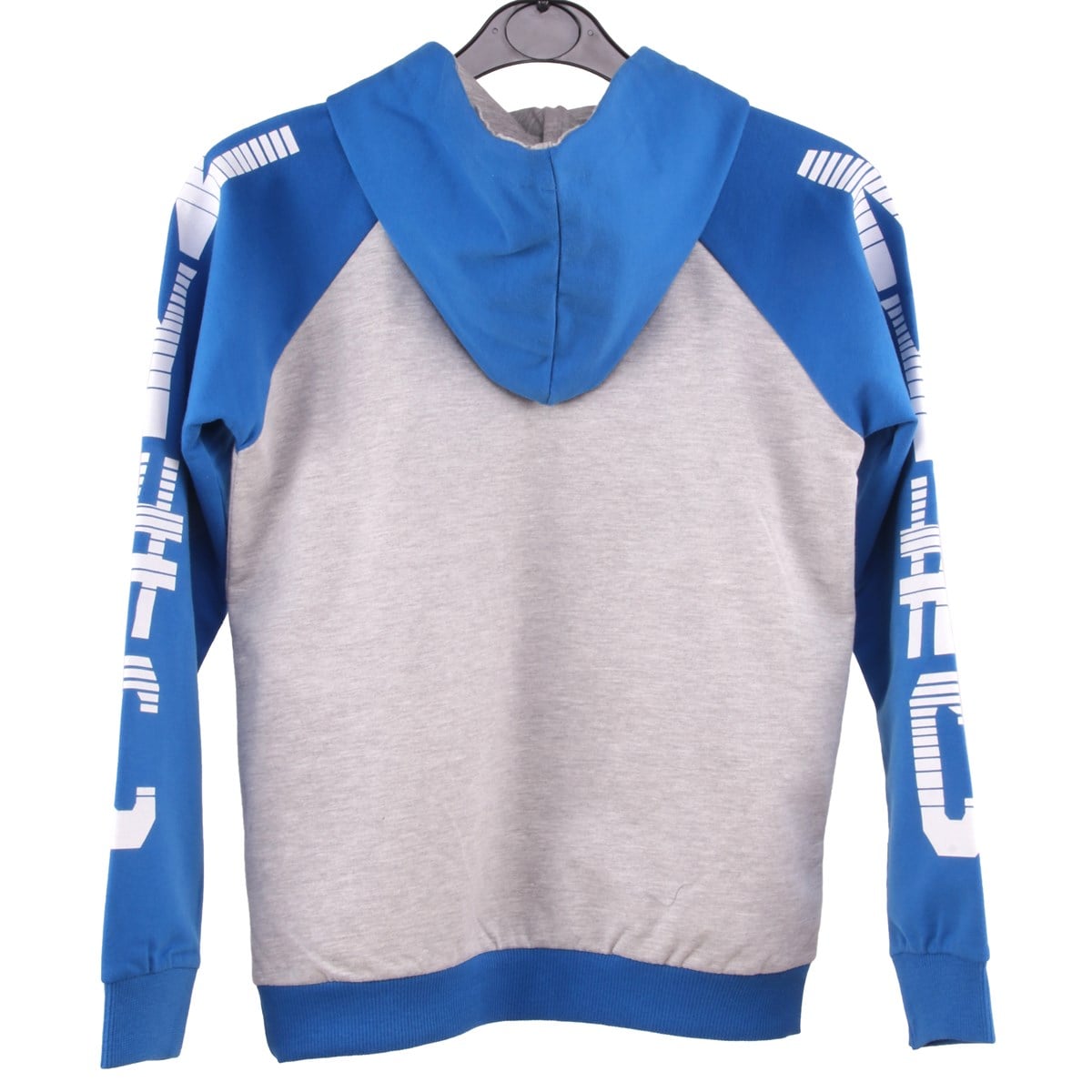 Erkek Çocuk Kapşonlu Sweatshirt Breeze  Mavi-Gri